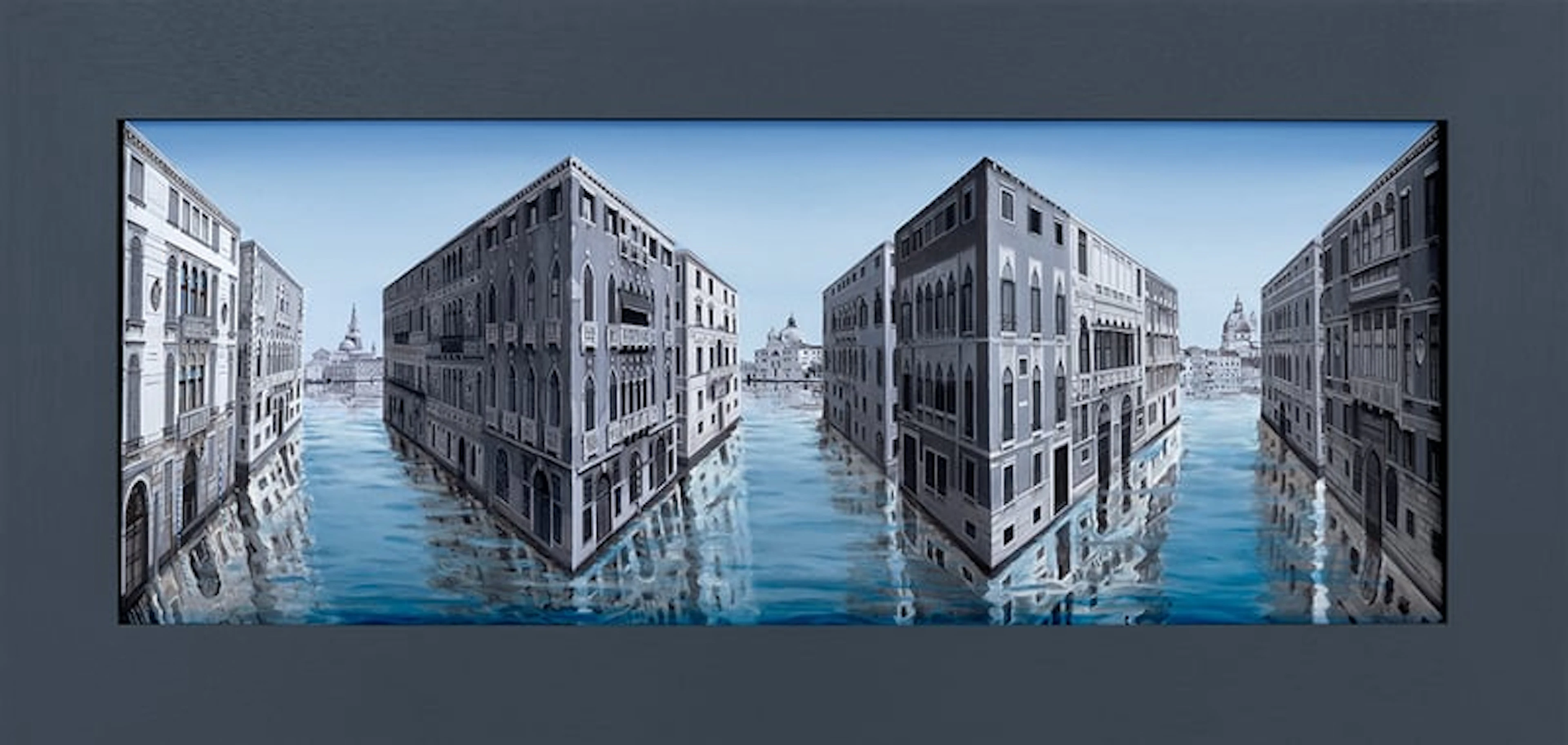 Patrick Hughes - Optical Artist - By the Light of the Silvery Moon, 2023