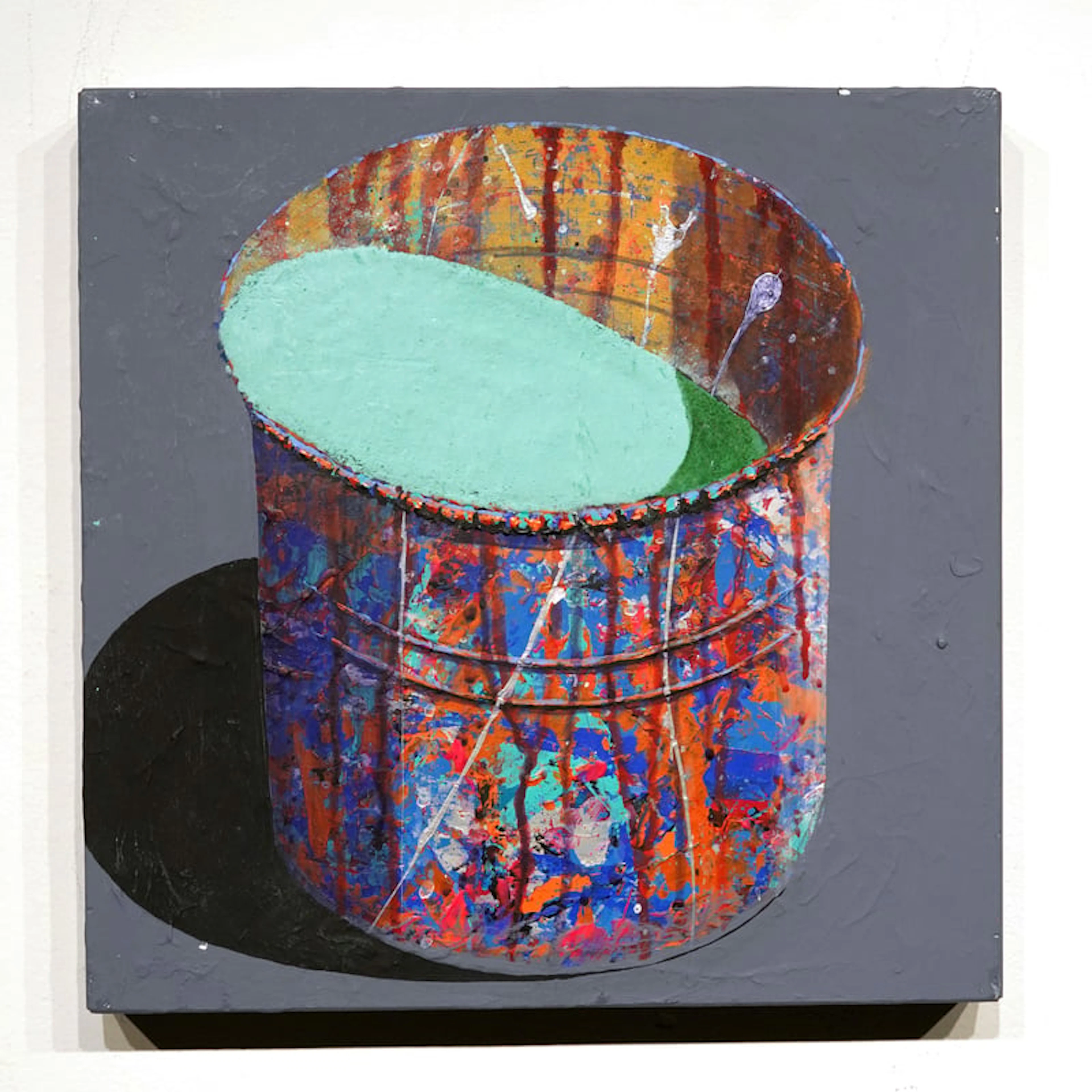 Stéphane Braud - Contemporary Artist - Pot - Vert d'eau