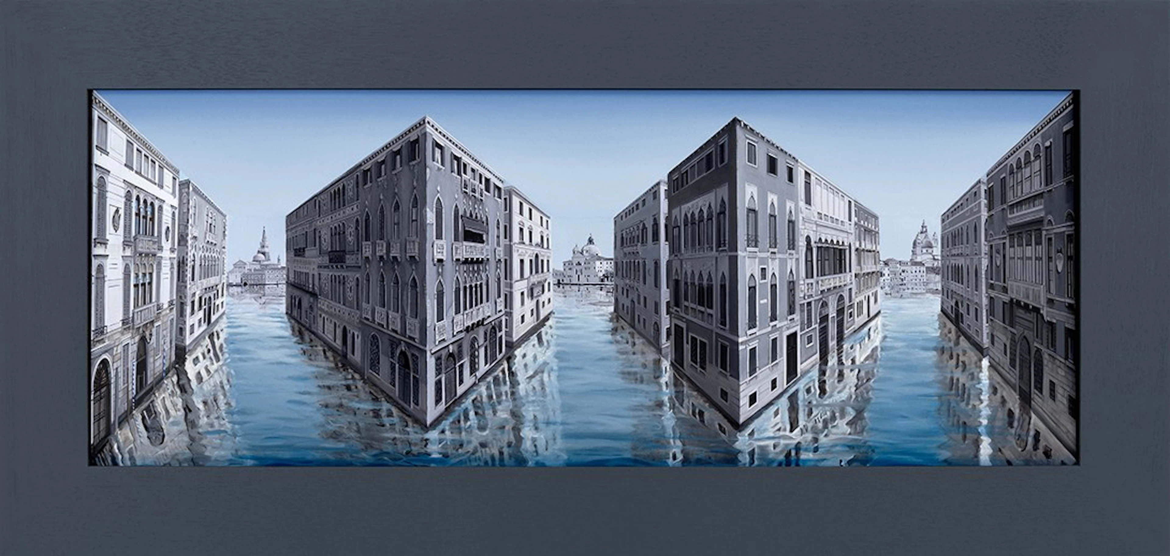 Patrick Hughes - Optical Artist - By the Light of the Silvery Moon, 2023
