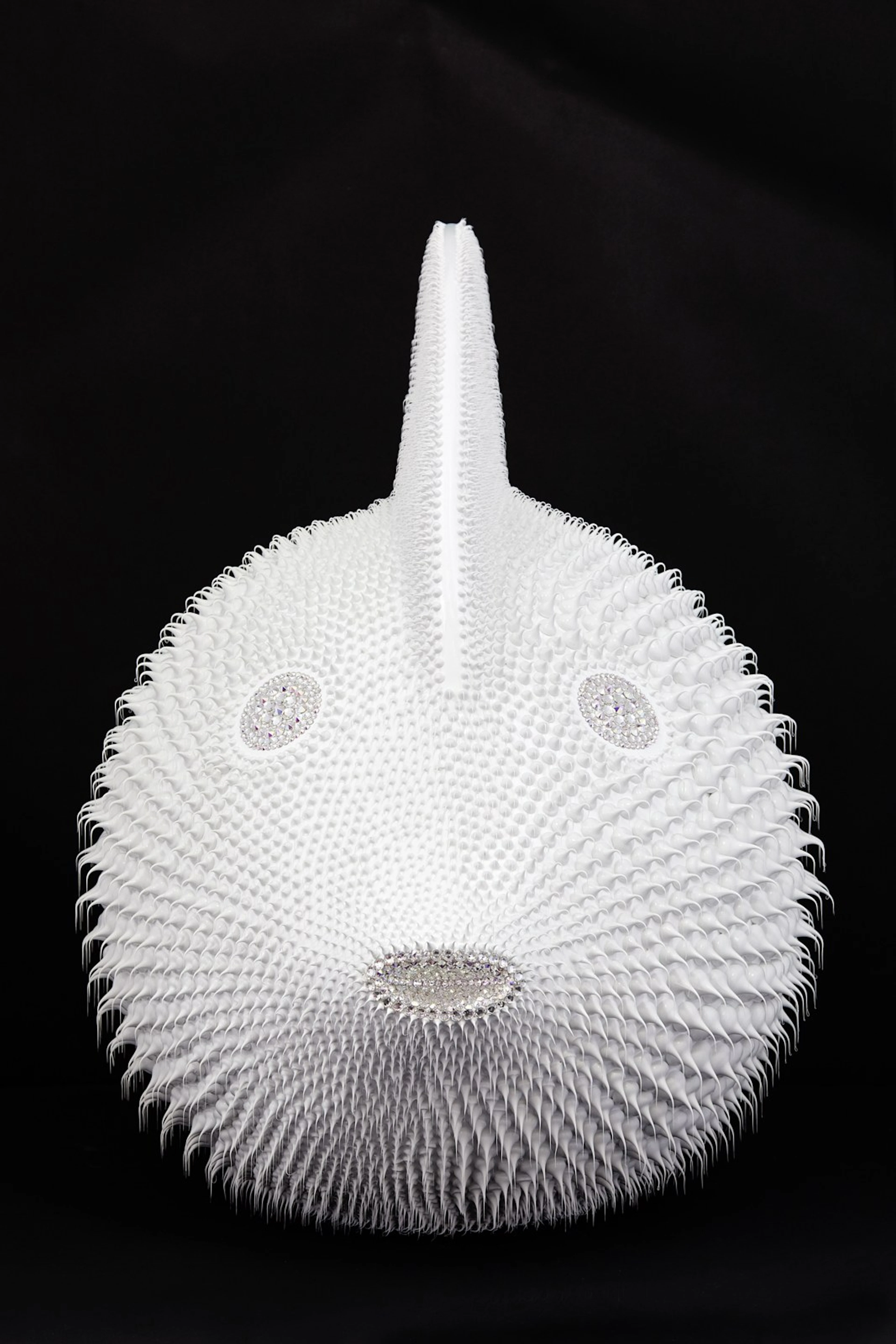 Eddy Maniez - Contemporary Sculptor - Poisson Lune Blanc, 2020 - (80 cm)