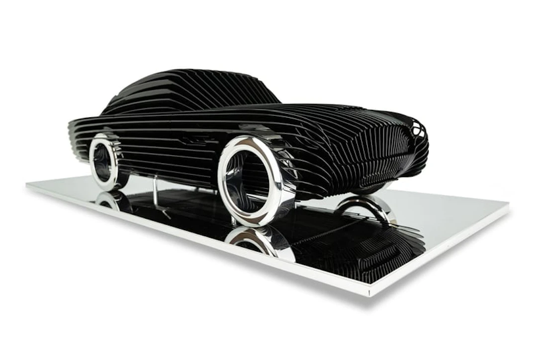 Antoine Dufhilo - Optical Art - Aston Martin DB5 - Noire