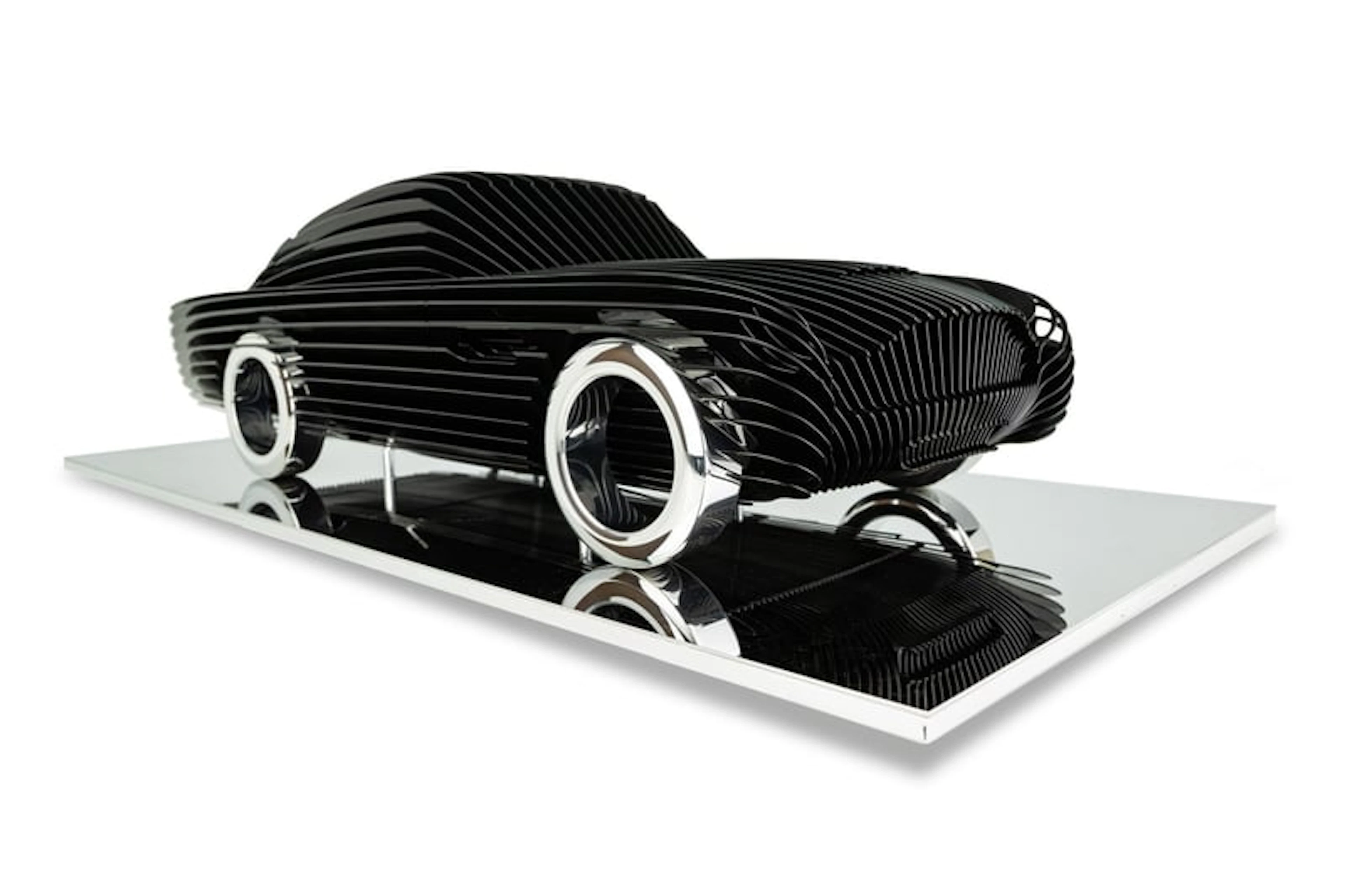 Antoine Dufhilo - Optical Art - Aston Martin DB5 - Noire