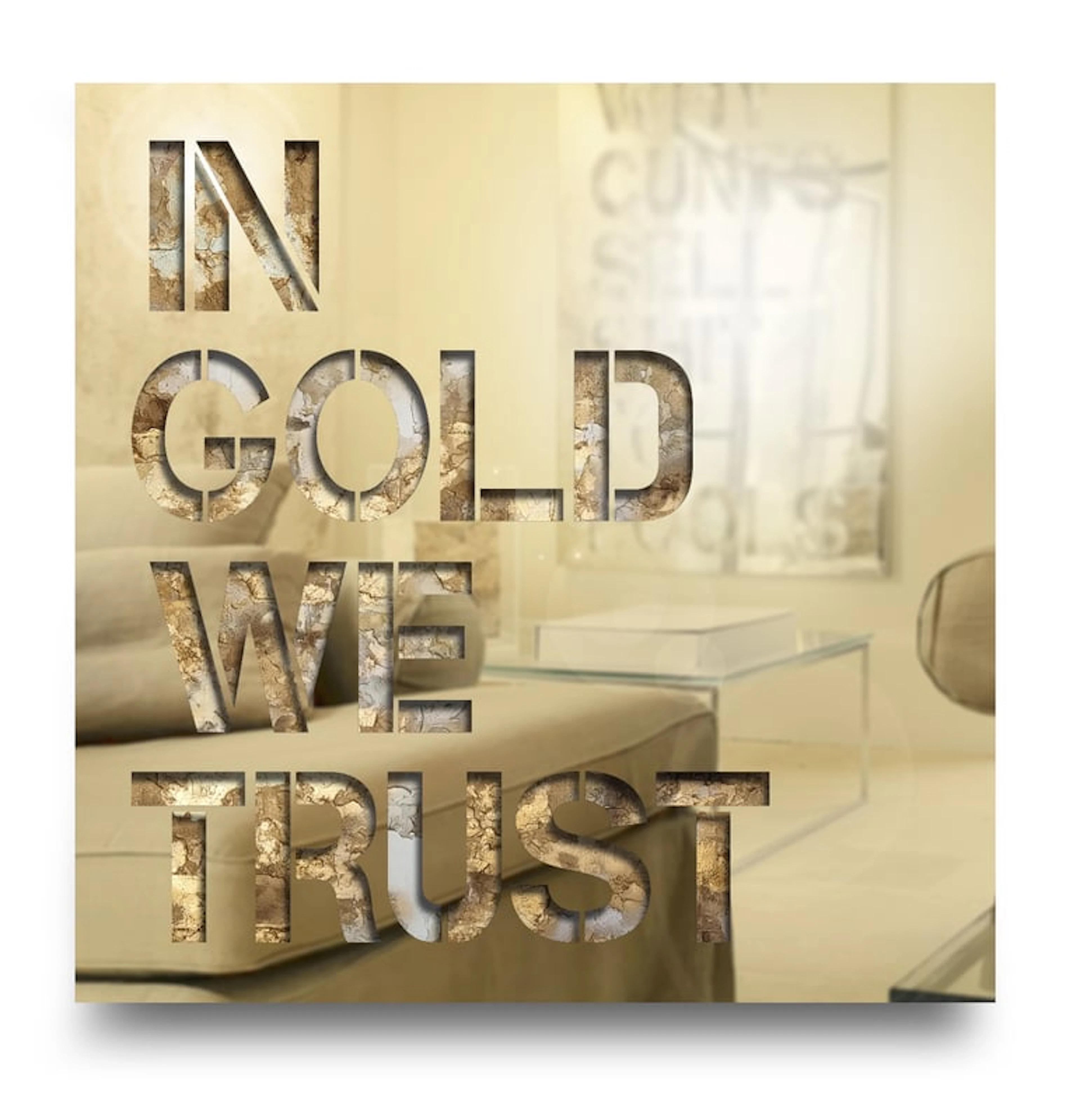 Joseph - Contemporary Artist - In gold we trust - gold