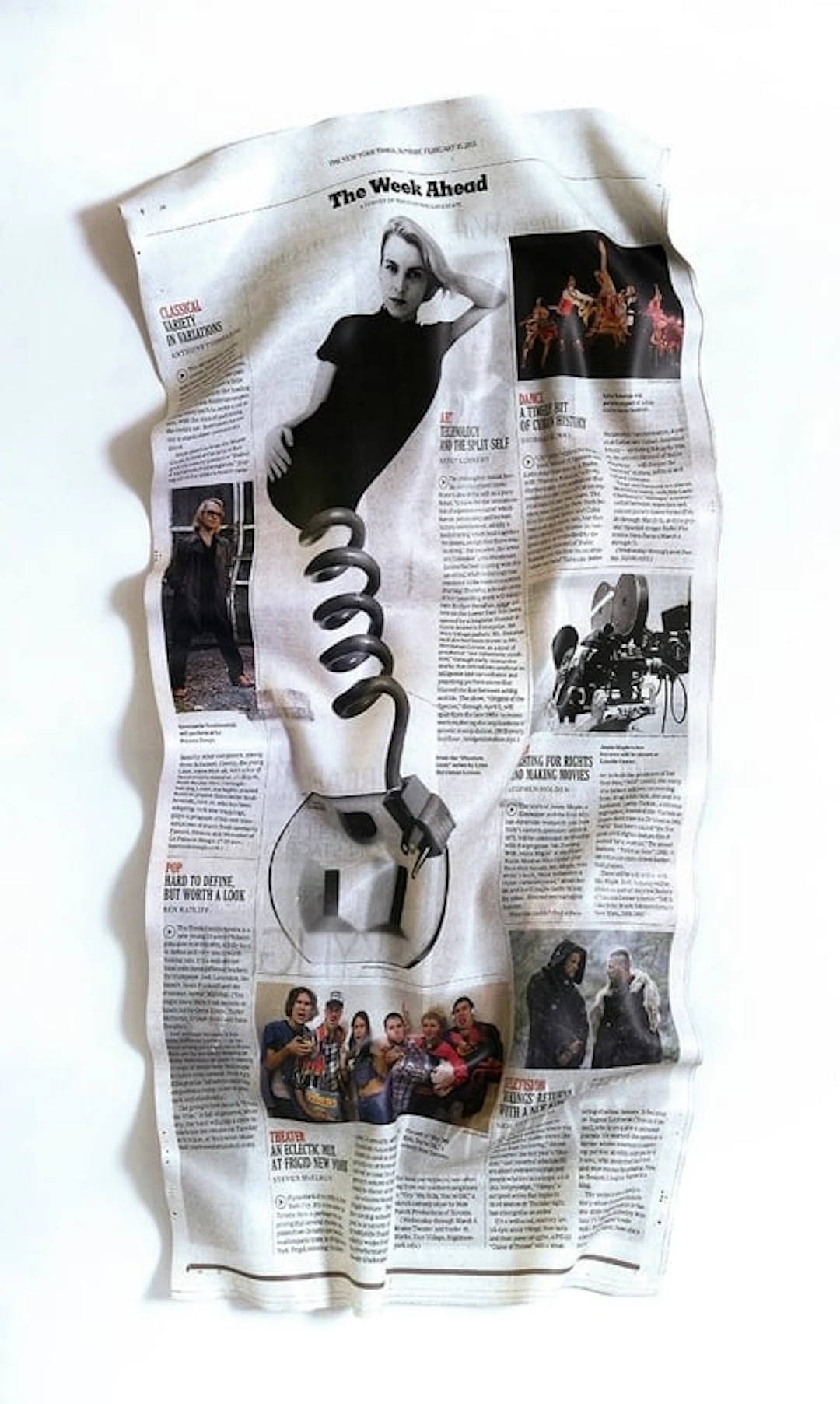Paul Rousso - Post Pop-Art Artist - New York Times The Week Ahead 2-15-15