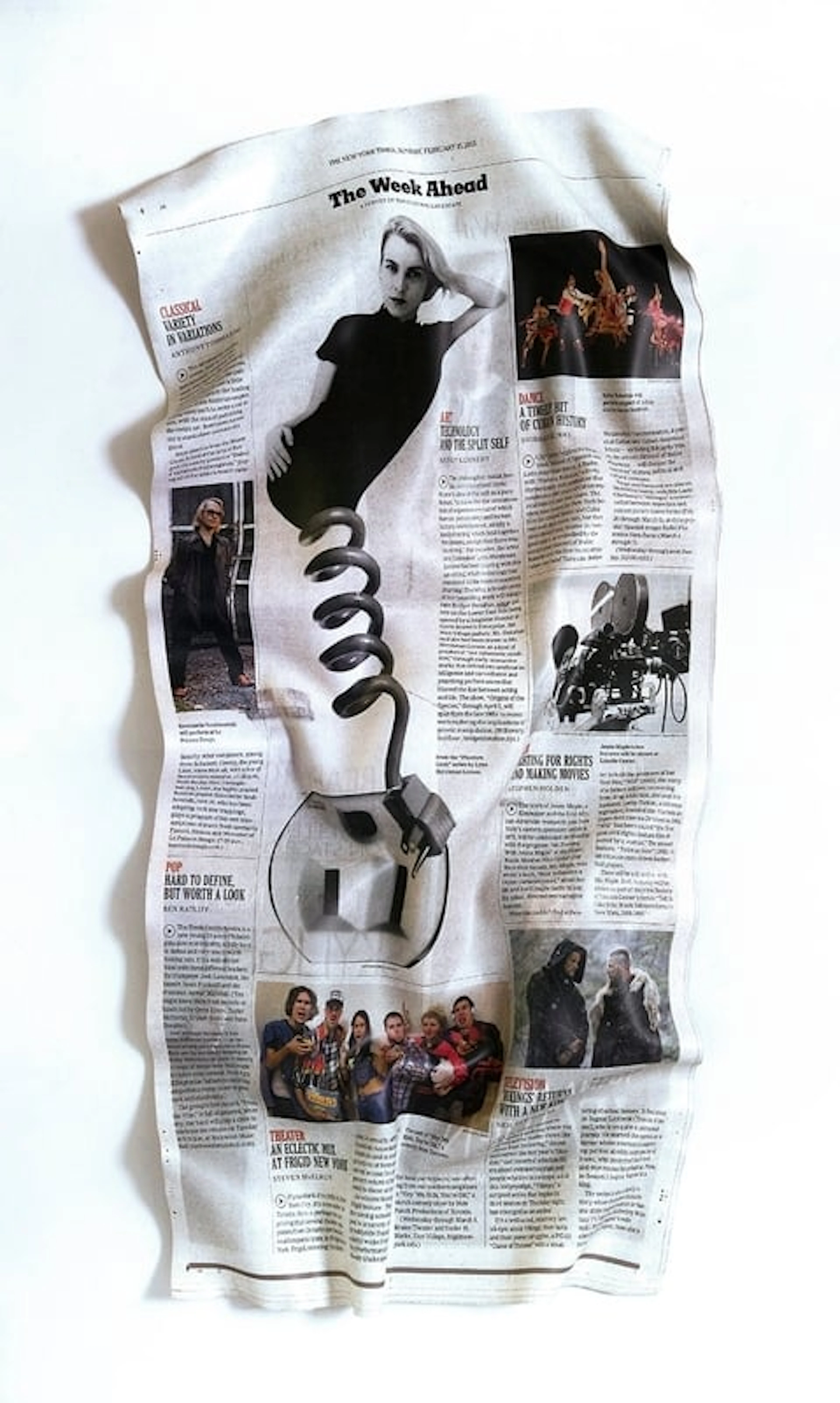 Paul Rousso - Post Pop-Art Artist - New York Times The Week Ahead 2-15-15