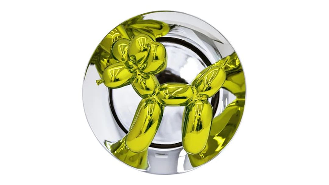 Jeff Koons - Contemporary Sculptor - Balloon Dog (Yellow), 2015