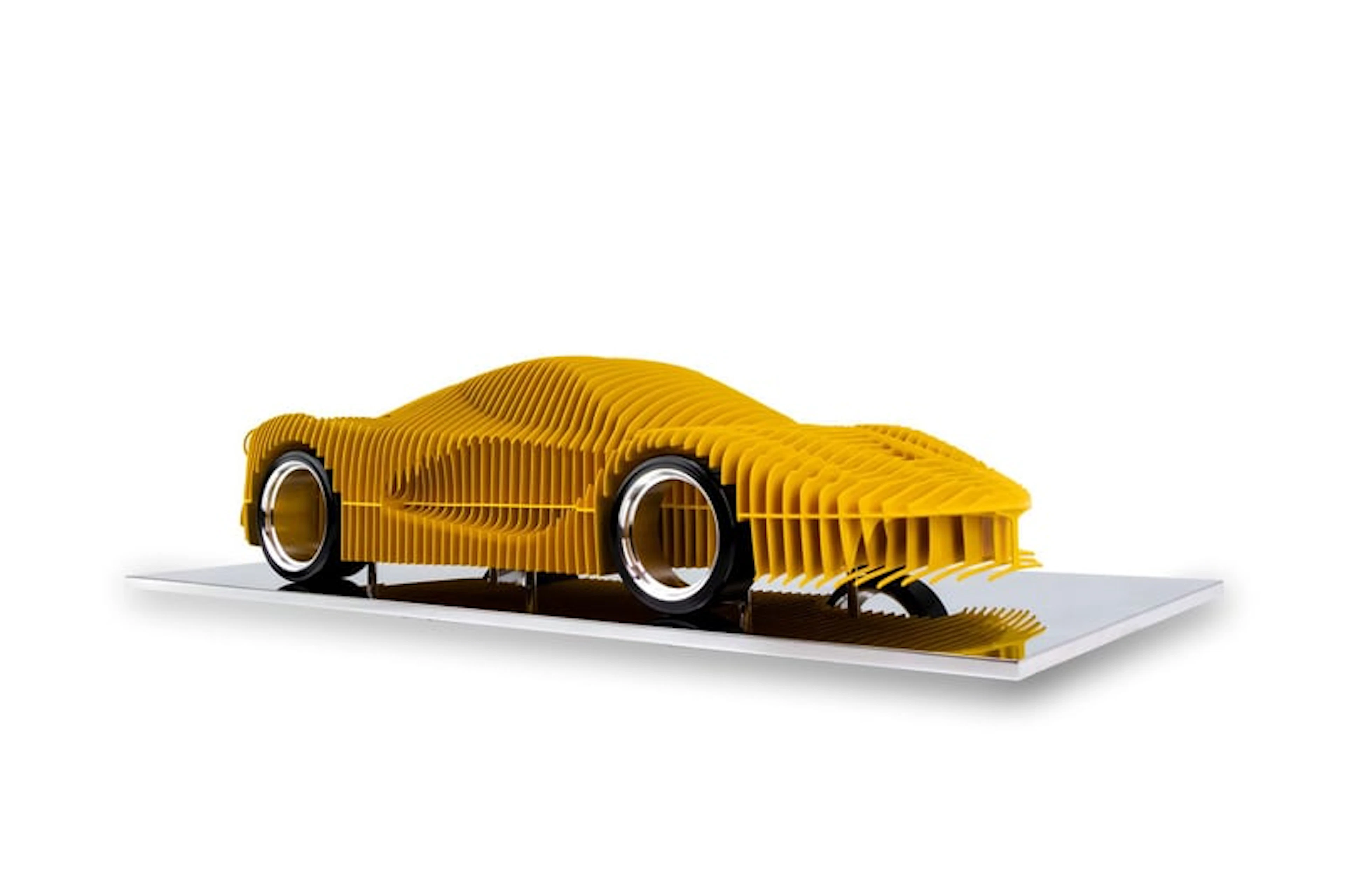 Antoine Dufhilo - Optical Art - La Ferrari Jaune