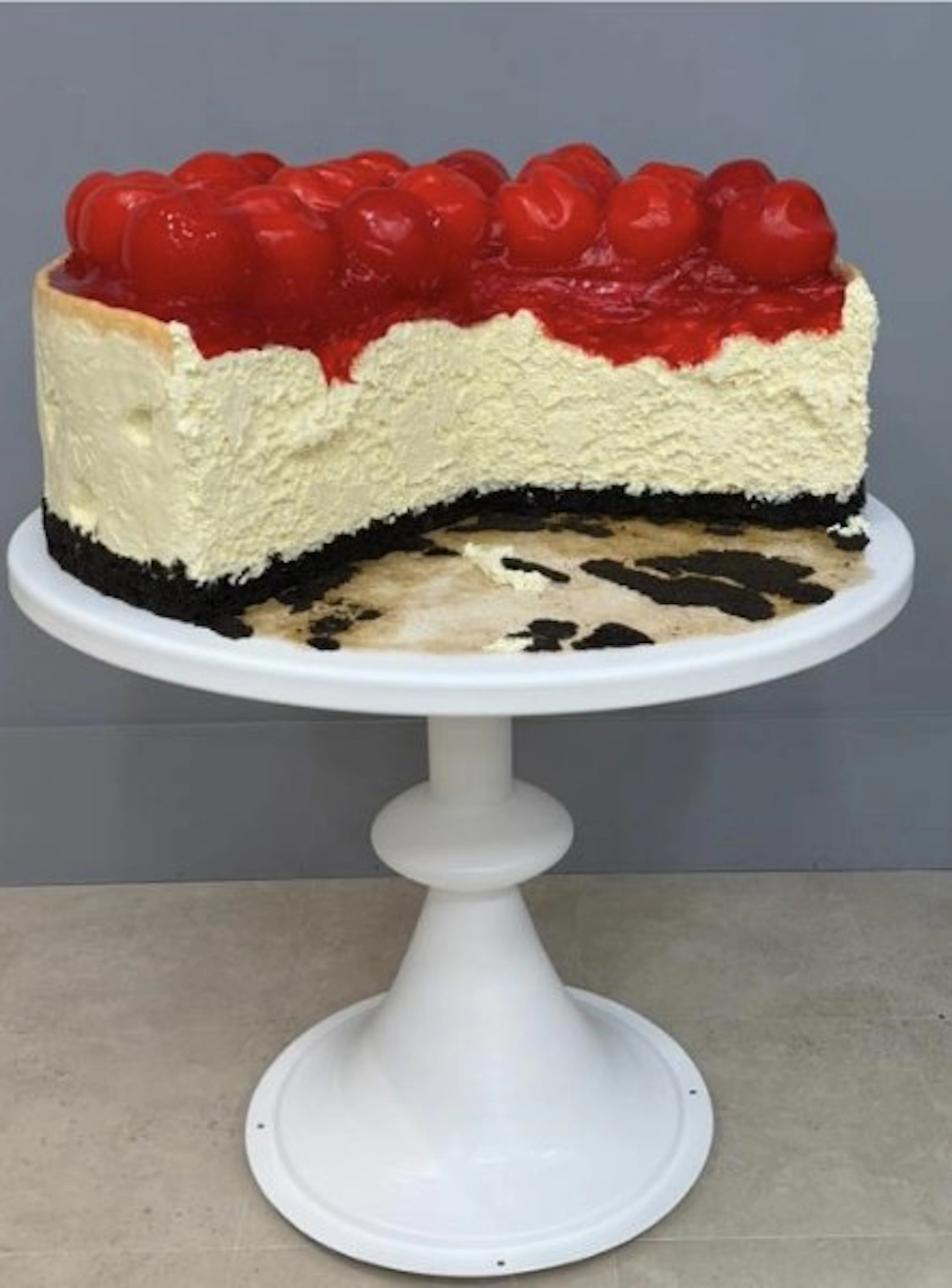 Peter Anton - Hyperrealist Sculptor and Artist - NEW YORK CHERRY CHEESECAKE