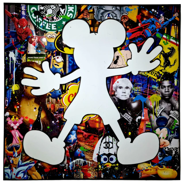 Auguste - Post-Pop Art Artist And Sculptor - Mickey Splash