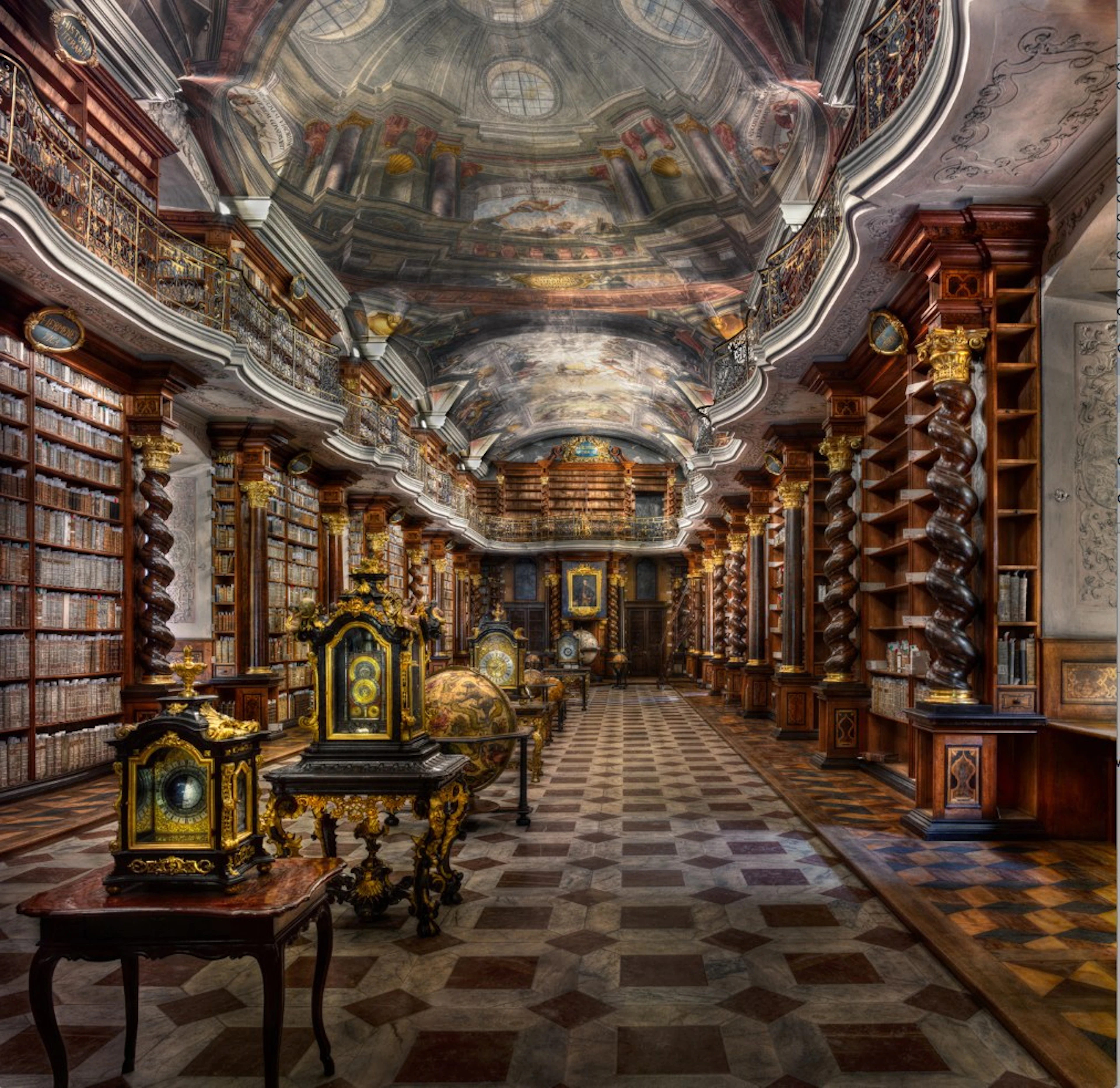 Christian Voigt - Contemporary Photographer - Baroque Library Hall-Clementinum