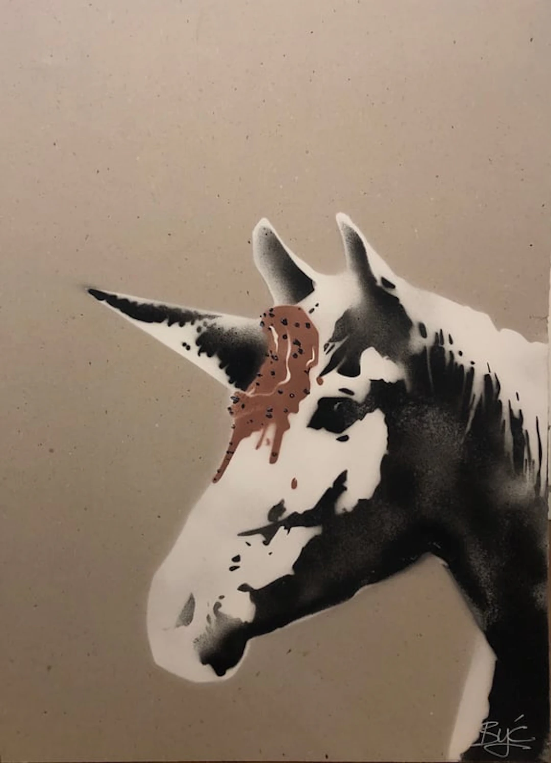 Być - Street Artist - Cookie ice cream unicorn