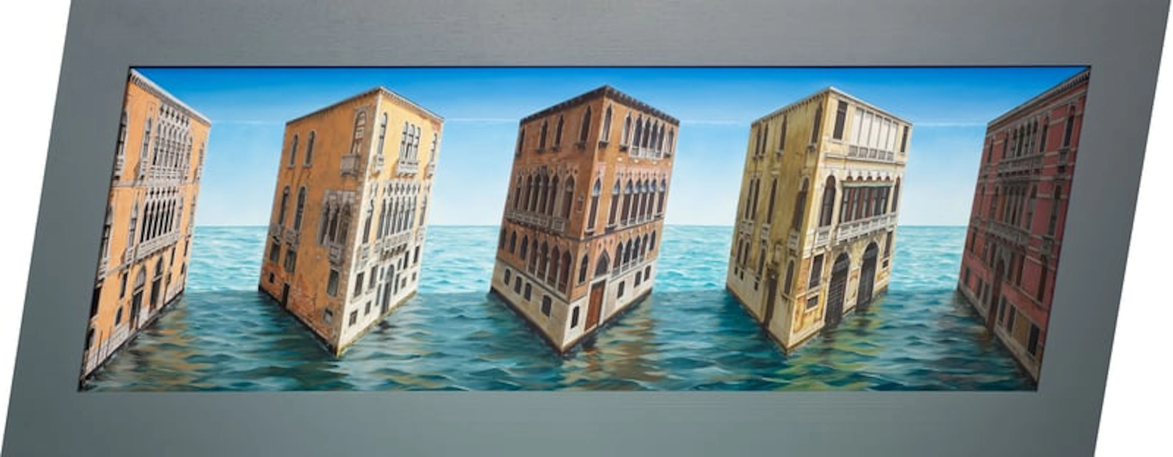 Patrick Hughes - Optical Artist - Venice Askew, 2019