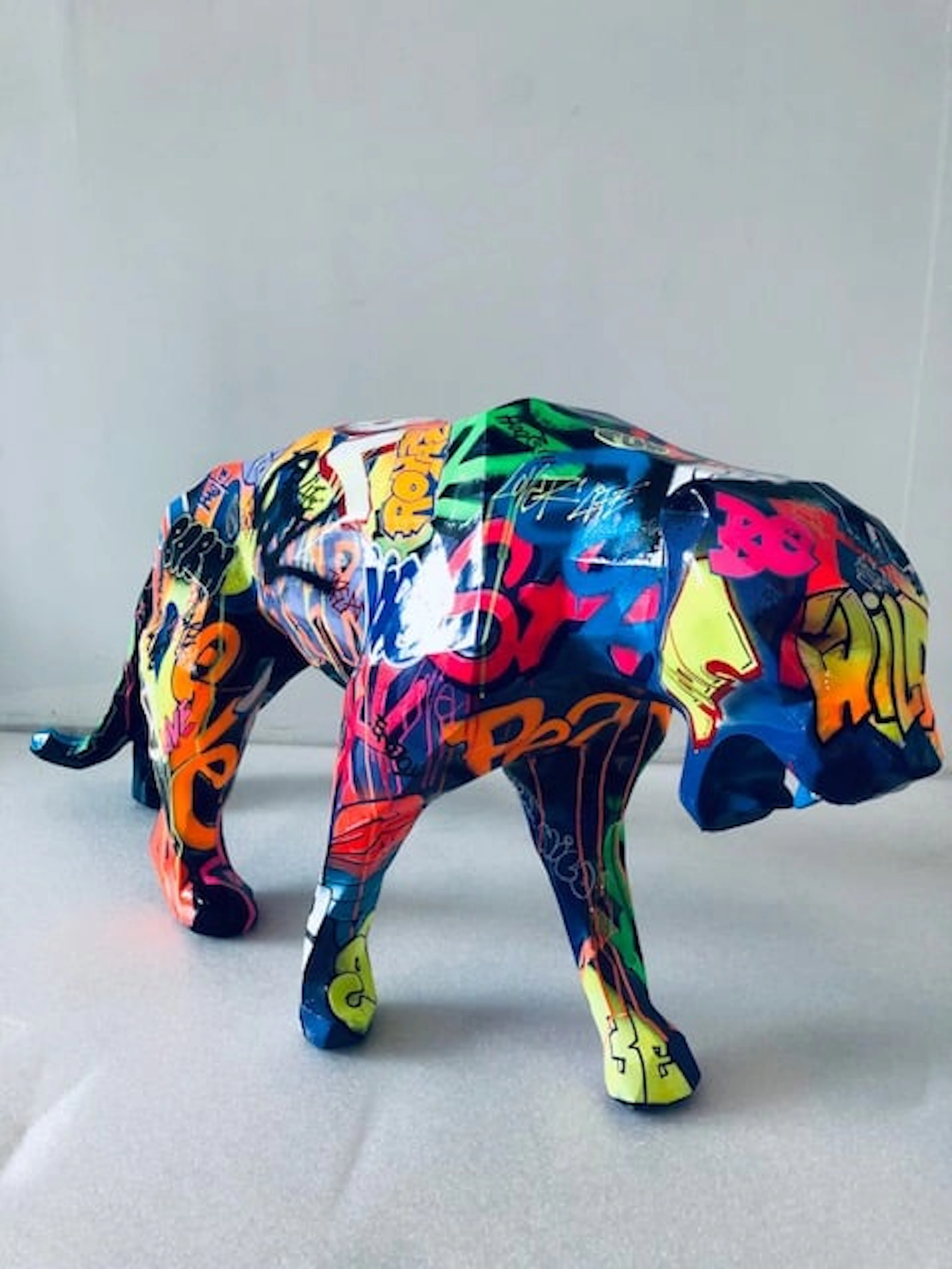 Richard Orlinski - Contemporary Sculptor - Wild Panther - Tagué