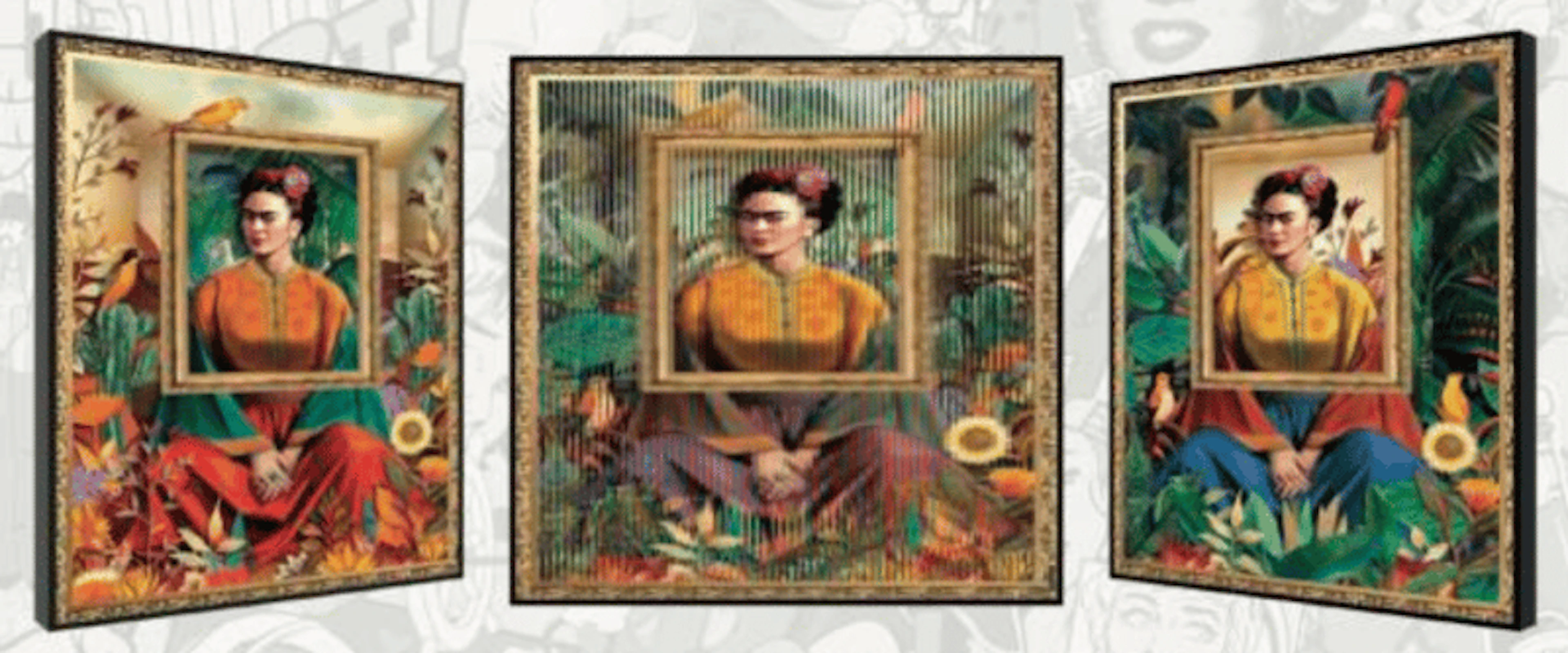 Patrick Rubinstein - Frida dans son cadre