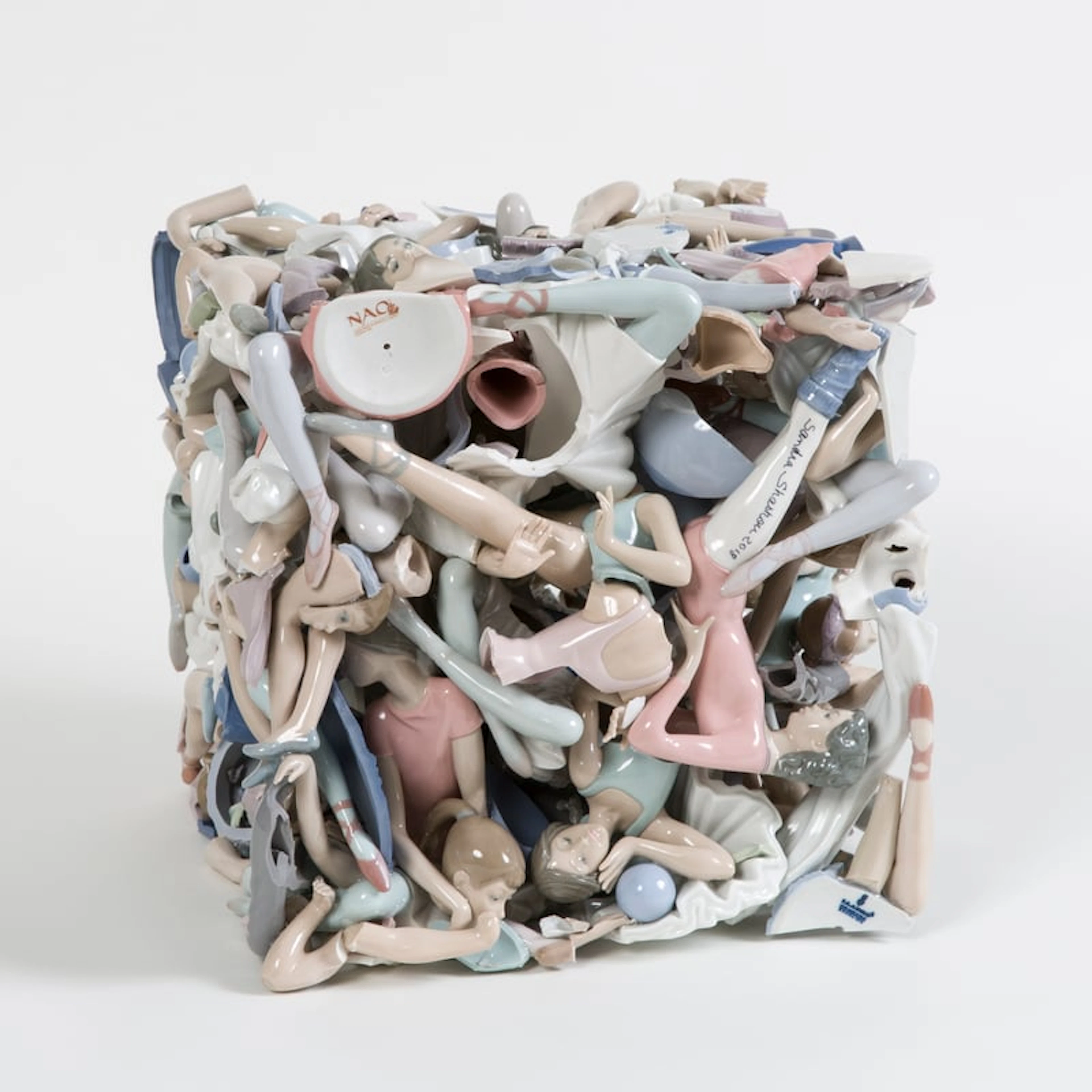 Sandra Shashou - Contemporary Sculptor - I have A little Crush - cube number 7