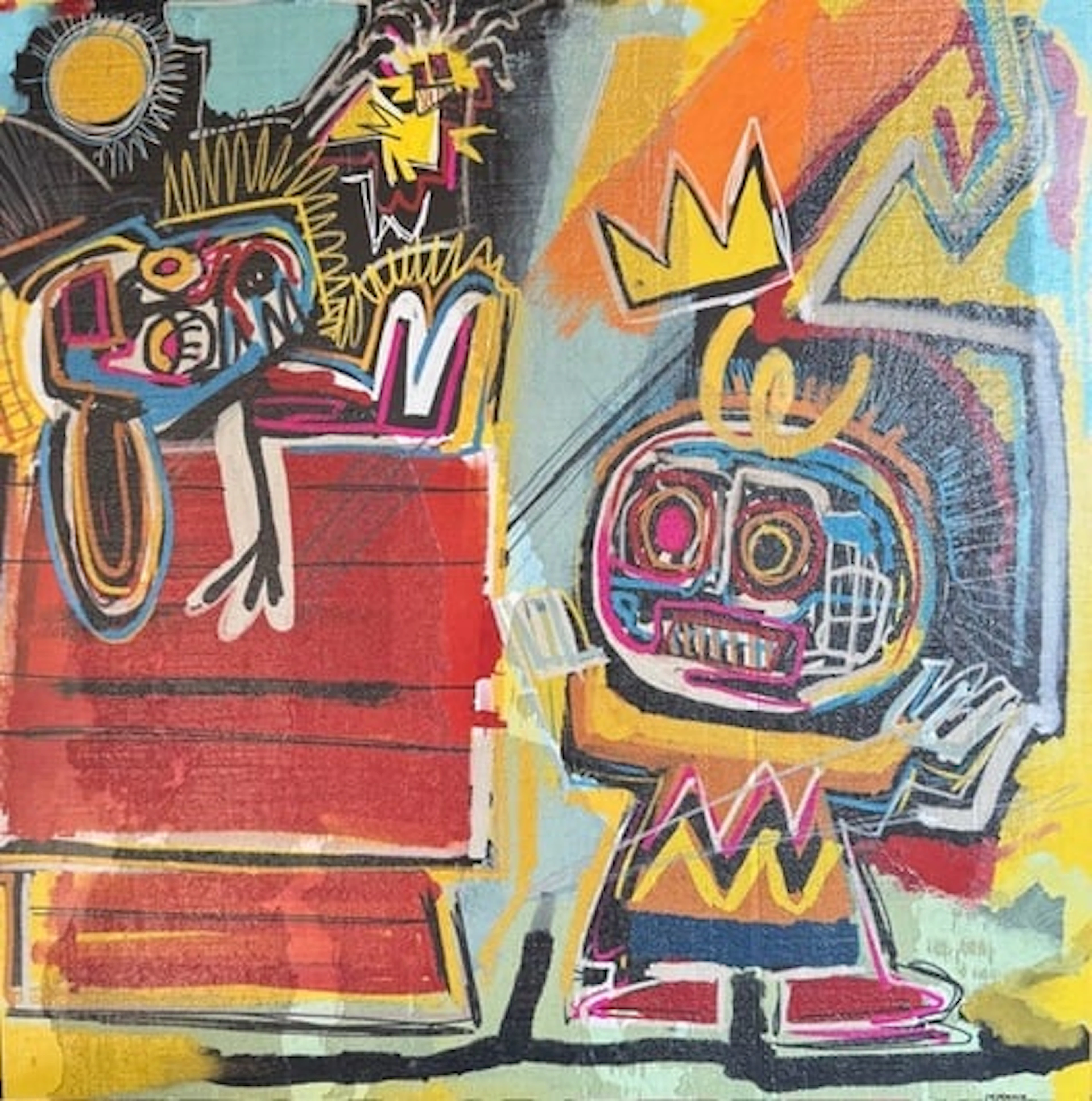 Peppone - Post-Pop Art Artist - ICONIC PAINTERS - Basquiat