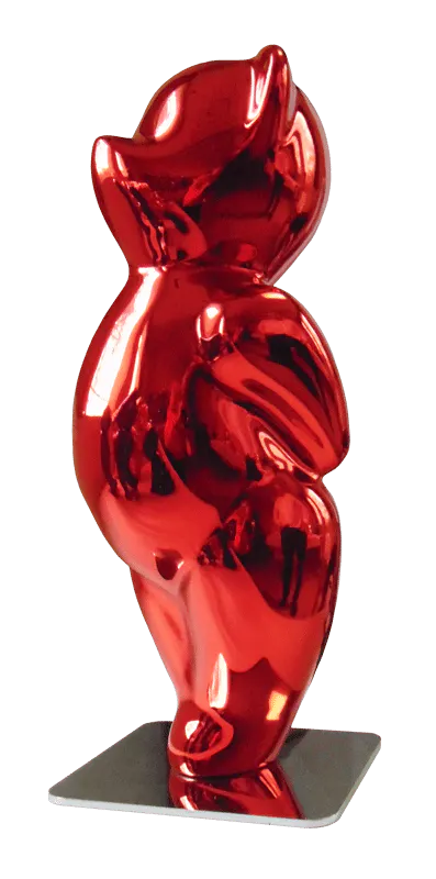 CÉVÉ - Contemporary Animal Sculpture - Busy Red