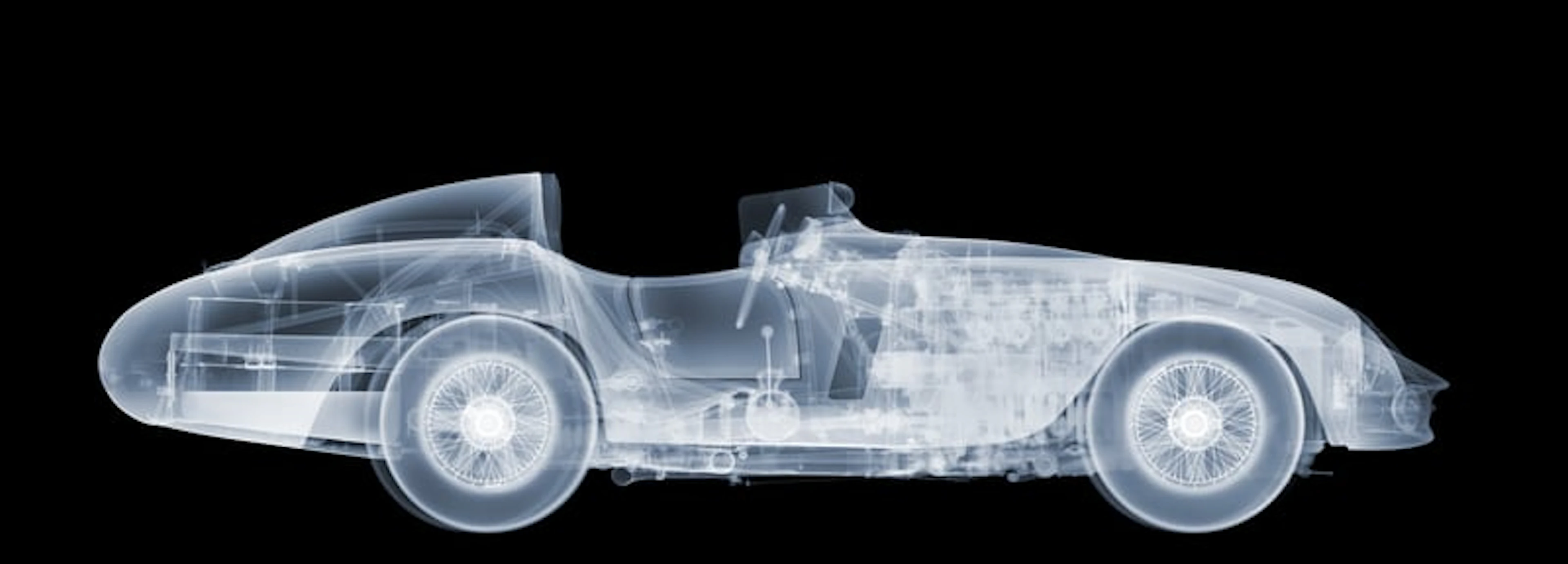 Nick Veasey - Contemporary Photographer - 1955 Ferrari Mondial 500, 2016 (L)