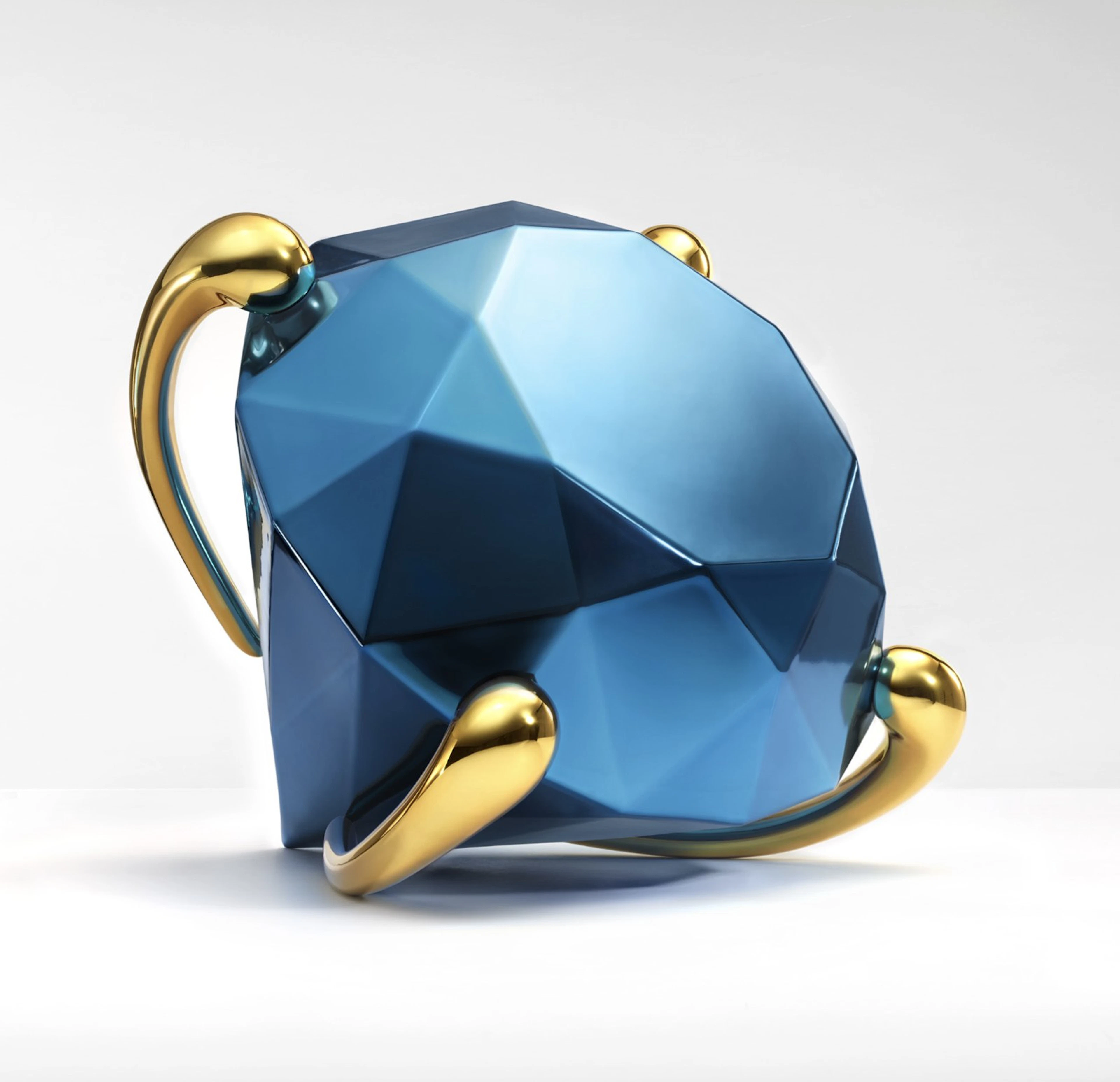Jeff Koons - Contemporary Sculptor - Diamond (Blue), 2023