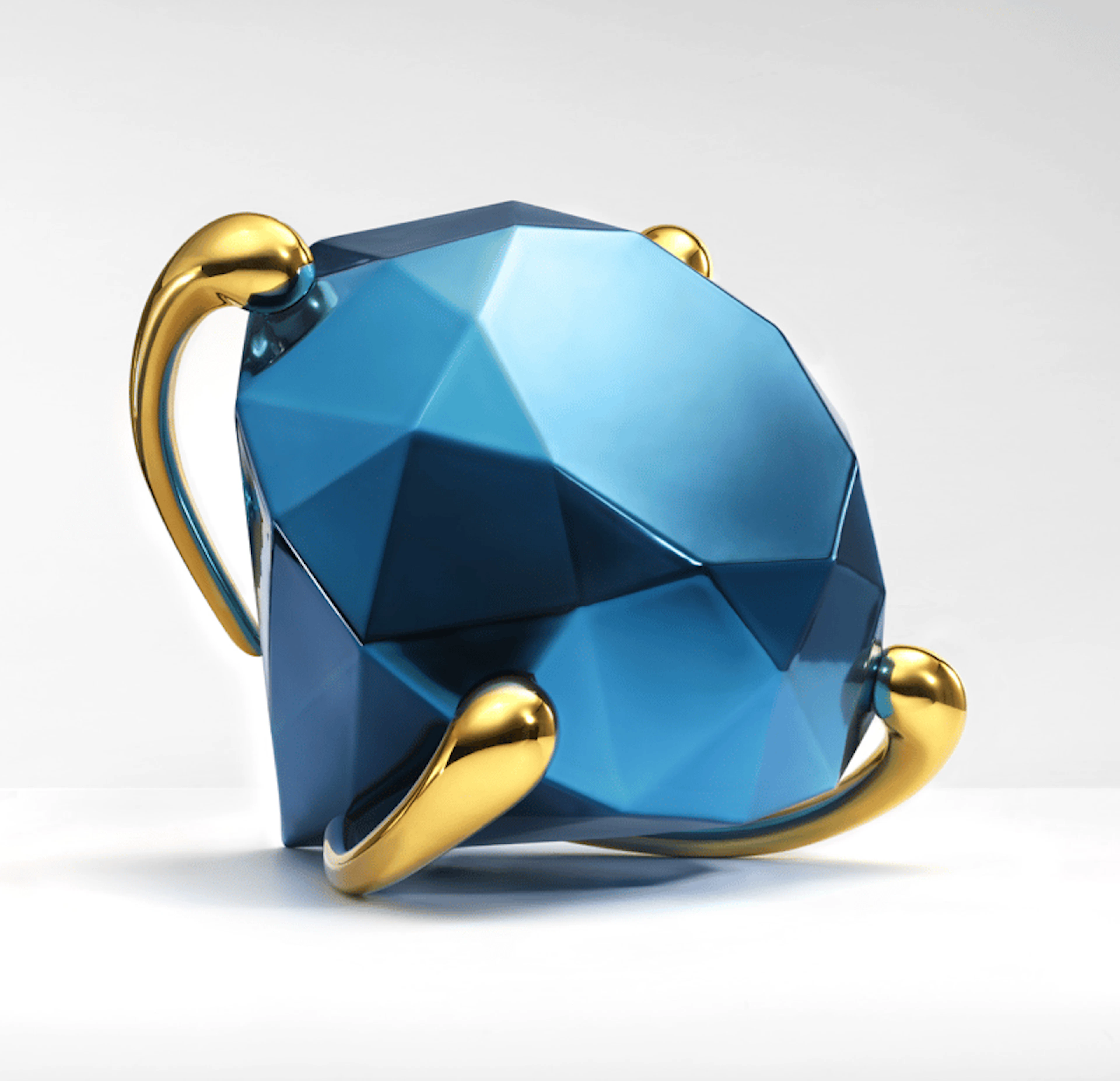 Jeff Koons - Contemporary Sculptor - Diamond (Blue), 2023