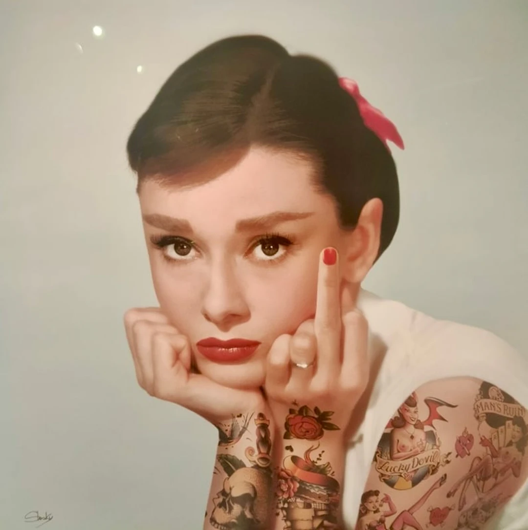Slasky - Contemporary Artist - AUDREY REBEL COLOR