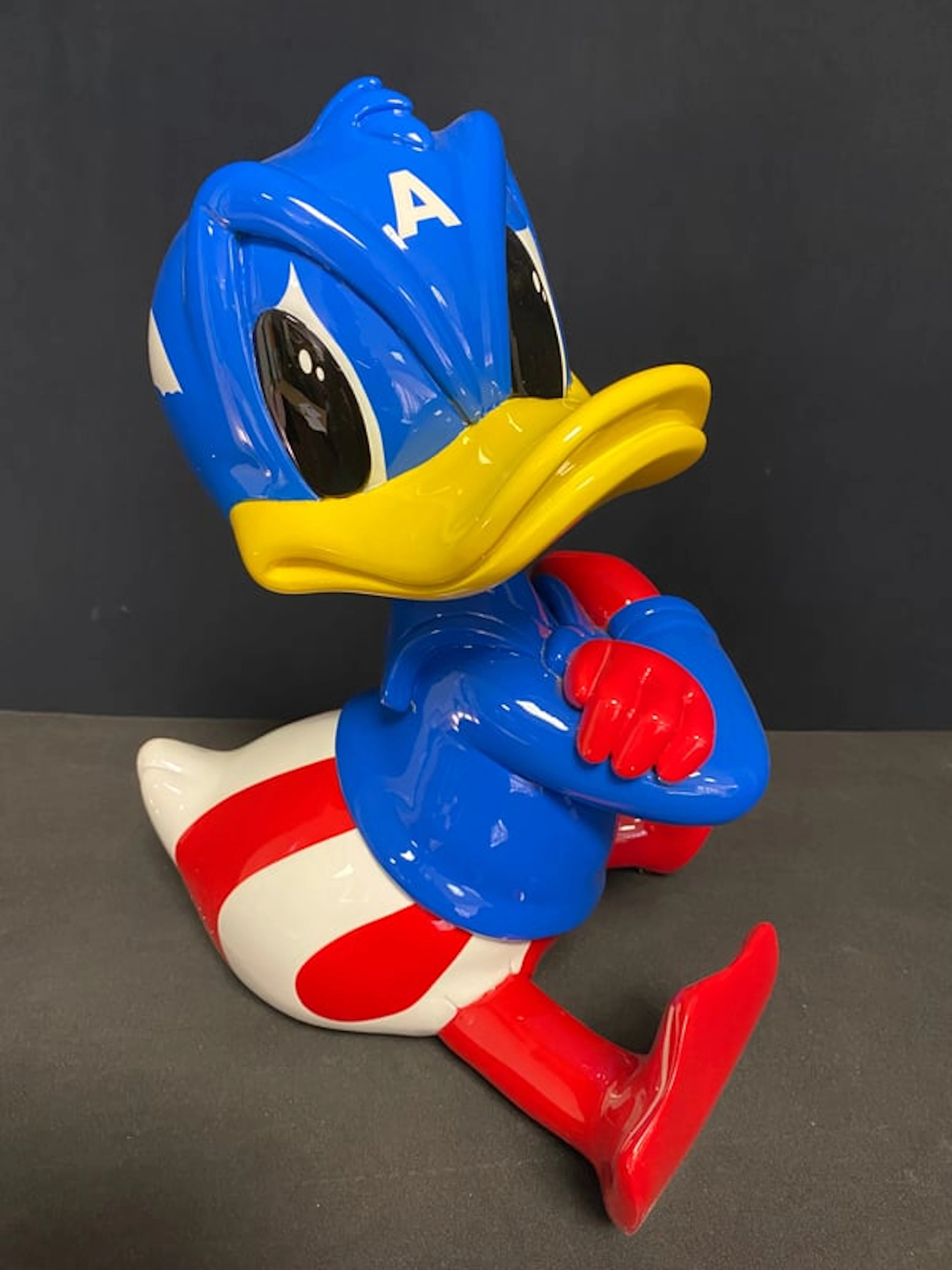 Peppone - Post-Pop Art Artist - DONALD - "Captain America"