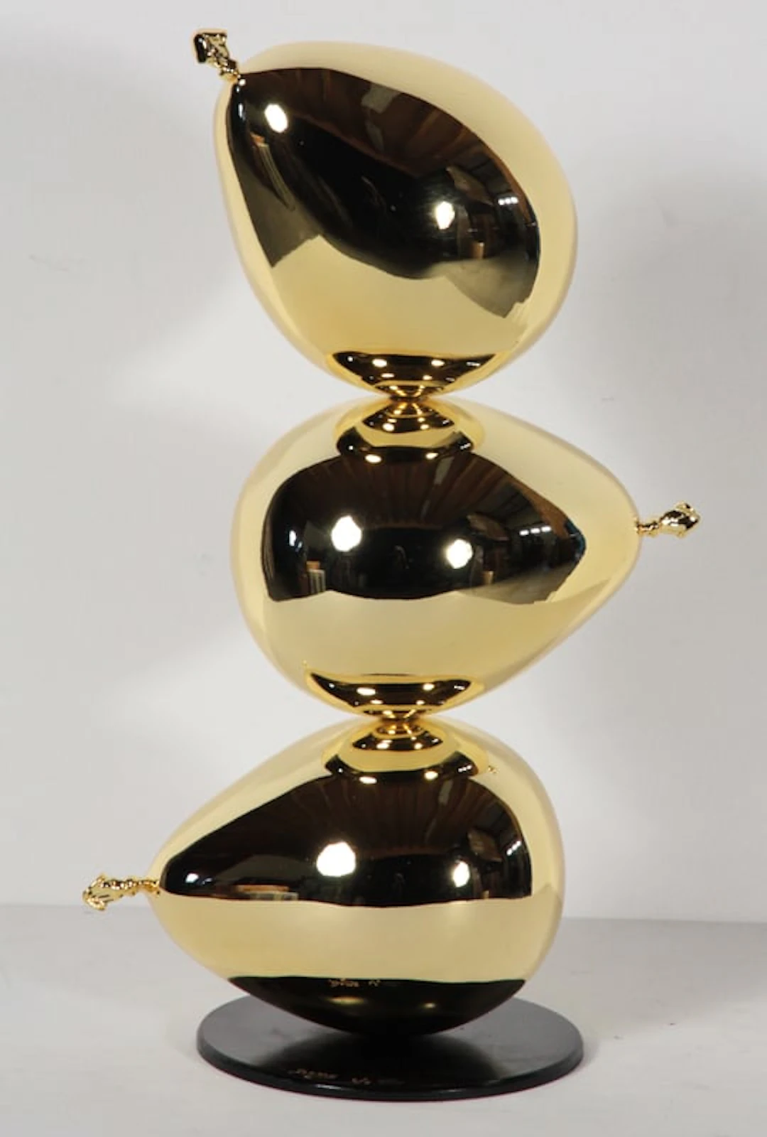 Philippe Berry - Contemporary Artist - Trois ballons de foire or