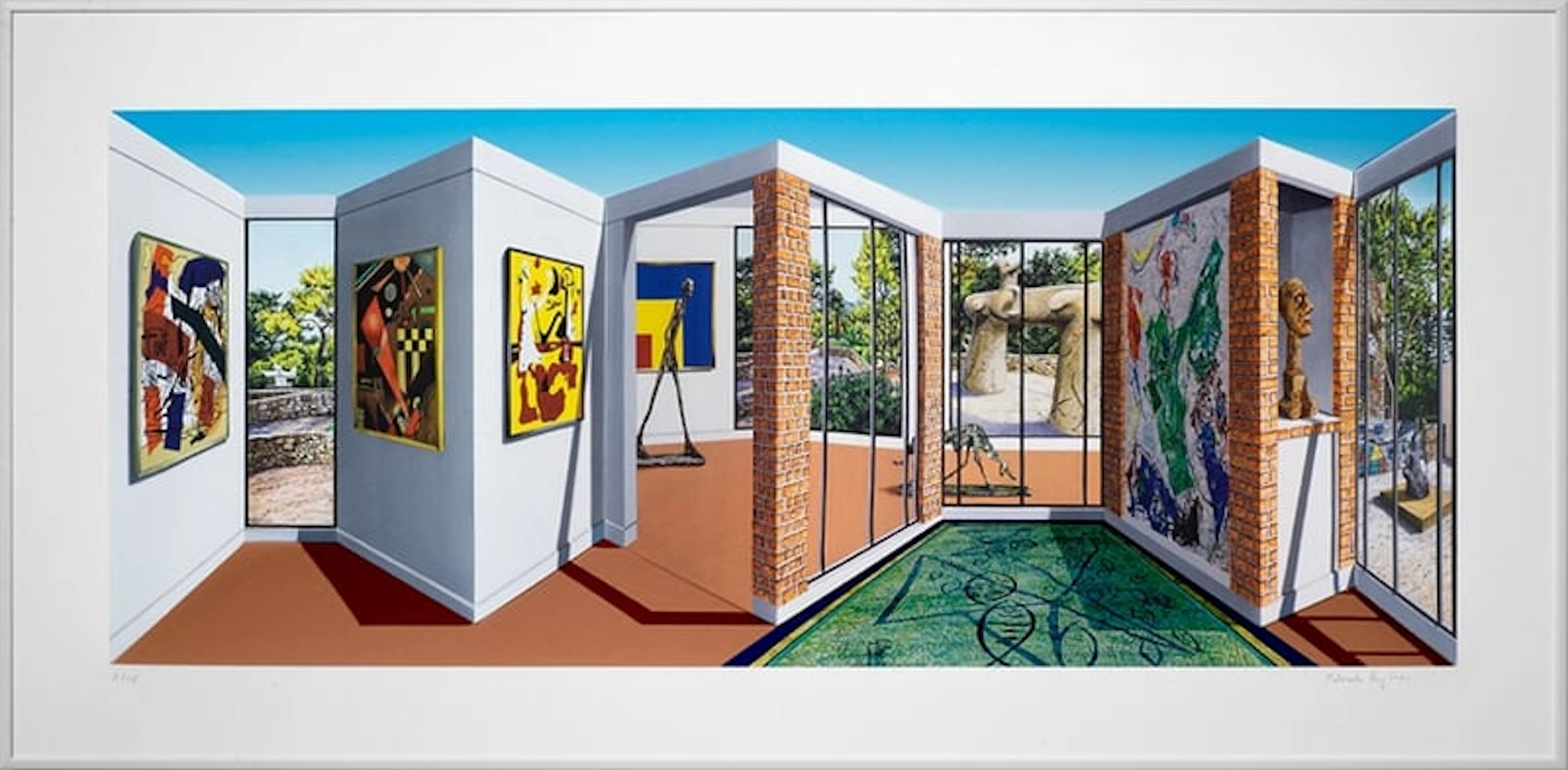 Patrick Hughes - Optical Artist - Maeght, 2019