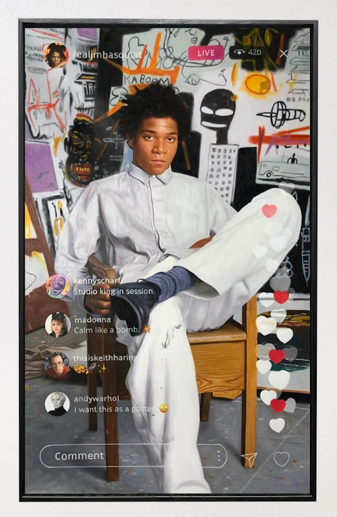 Mark Zwirner - Post-Pop Art Artist - #BasquiatLive#8