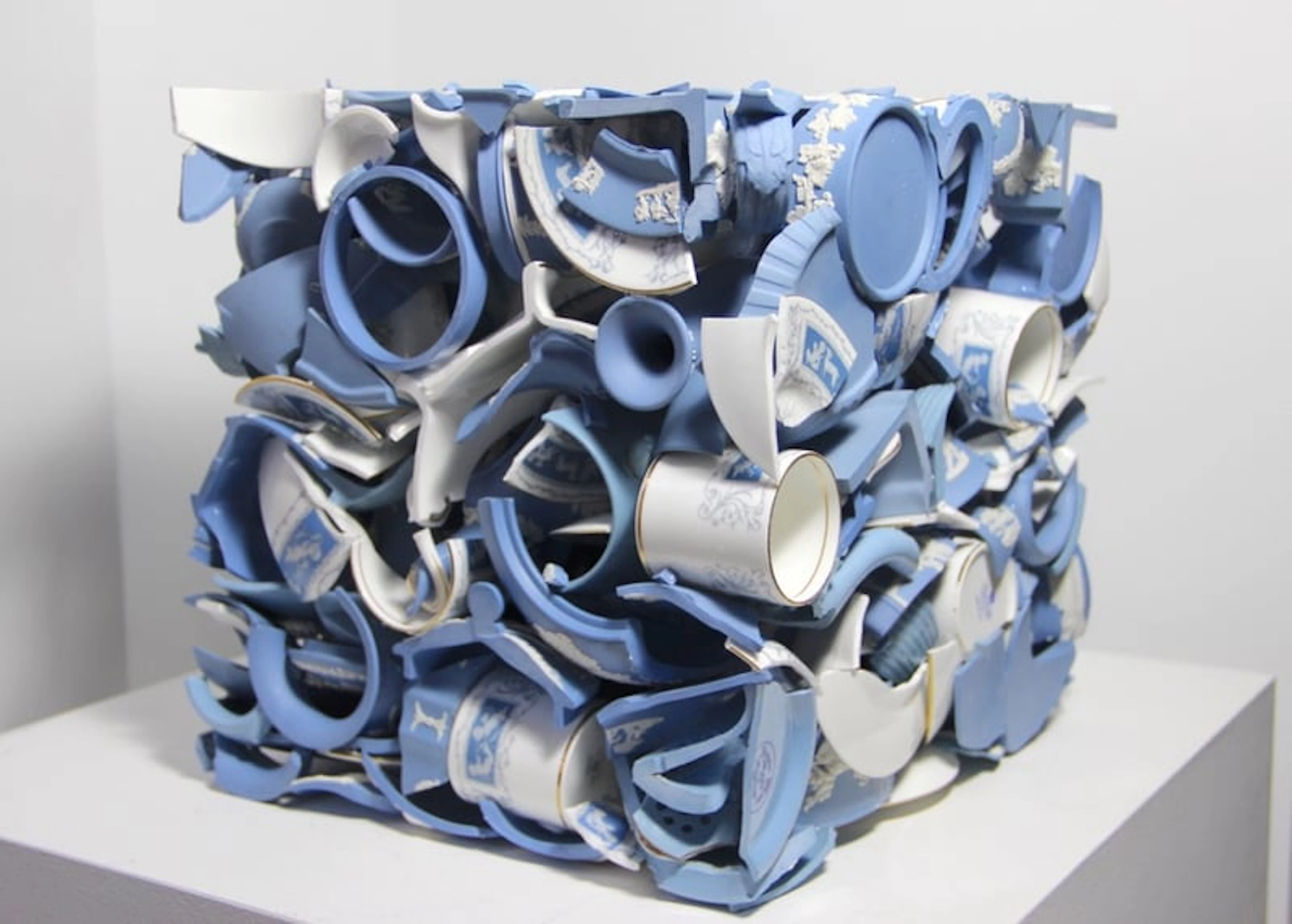 Sandra Shashou - Contemporary Sculptor - I have A little Crush - cube number 1