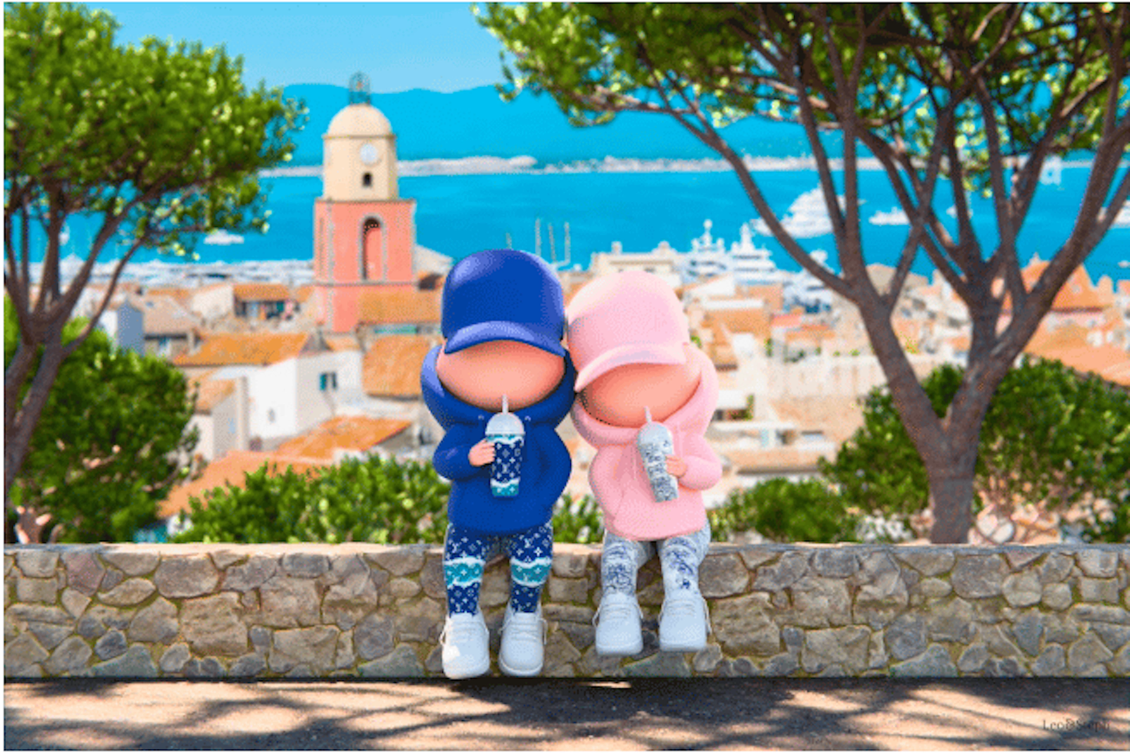 Leo and Steph - Post-Pop Art Artists - Kid Cup St Tropez V5
