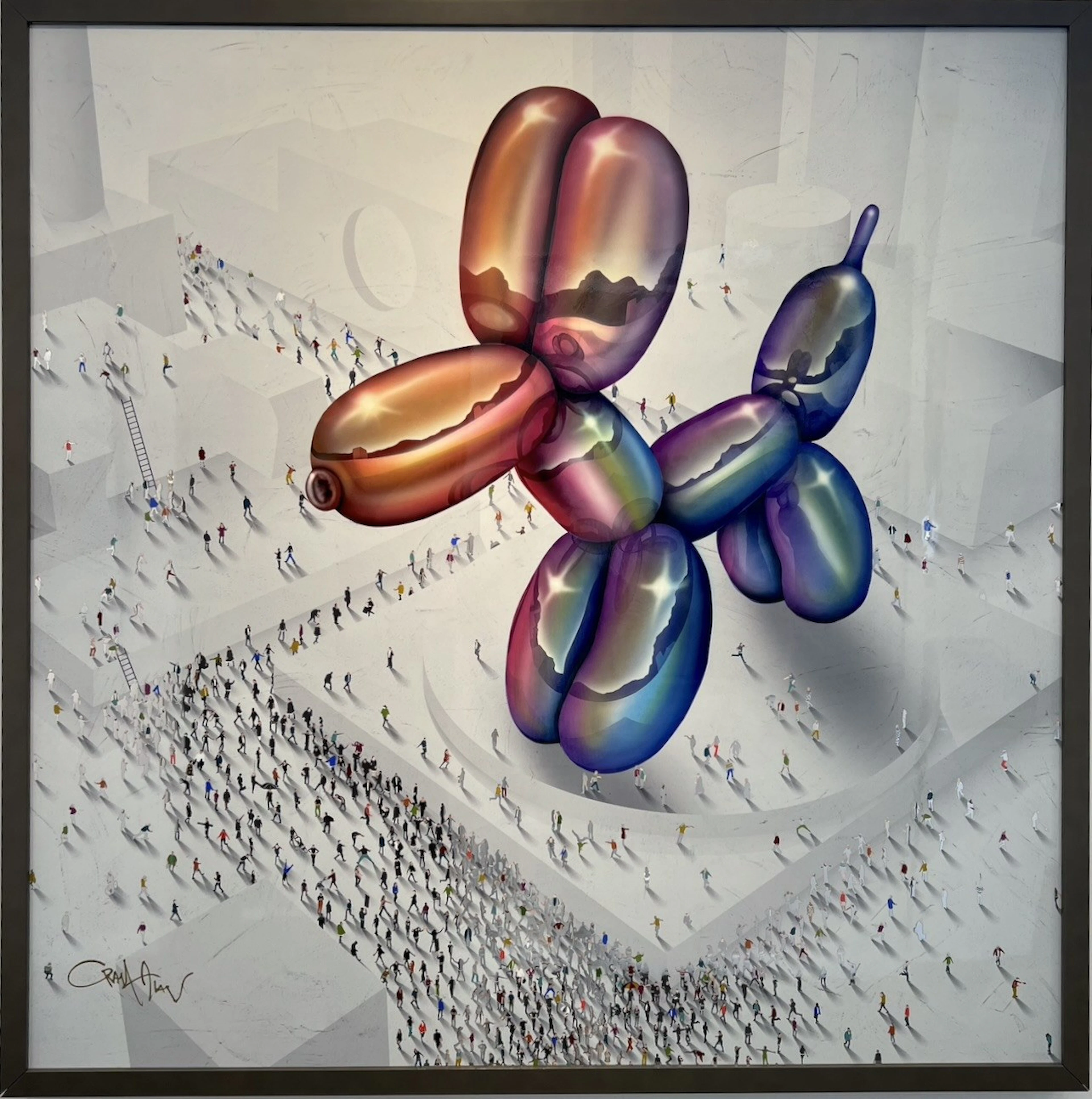 Craig Alan - Contemporary Artist - The Underdog - Populus Chrome, 2022