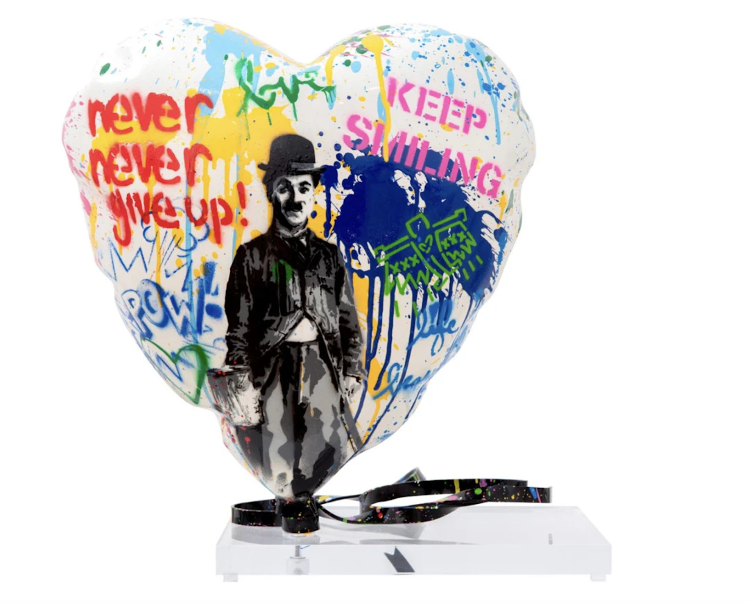 Mr Brainwash - Street Artist - Balloon Heart, 2023