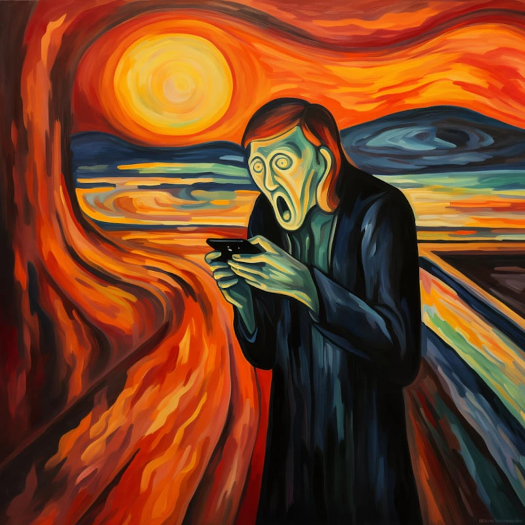 Bruce Meritte - Contemporary Artist - Who's No Wifi Calling ?