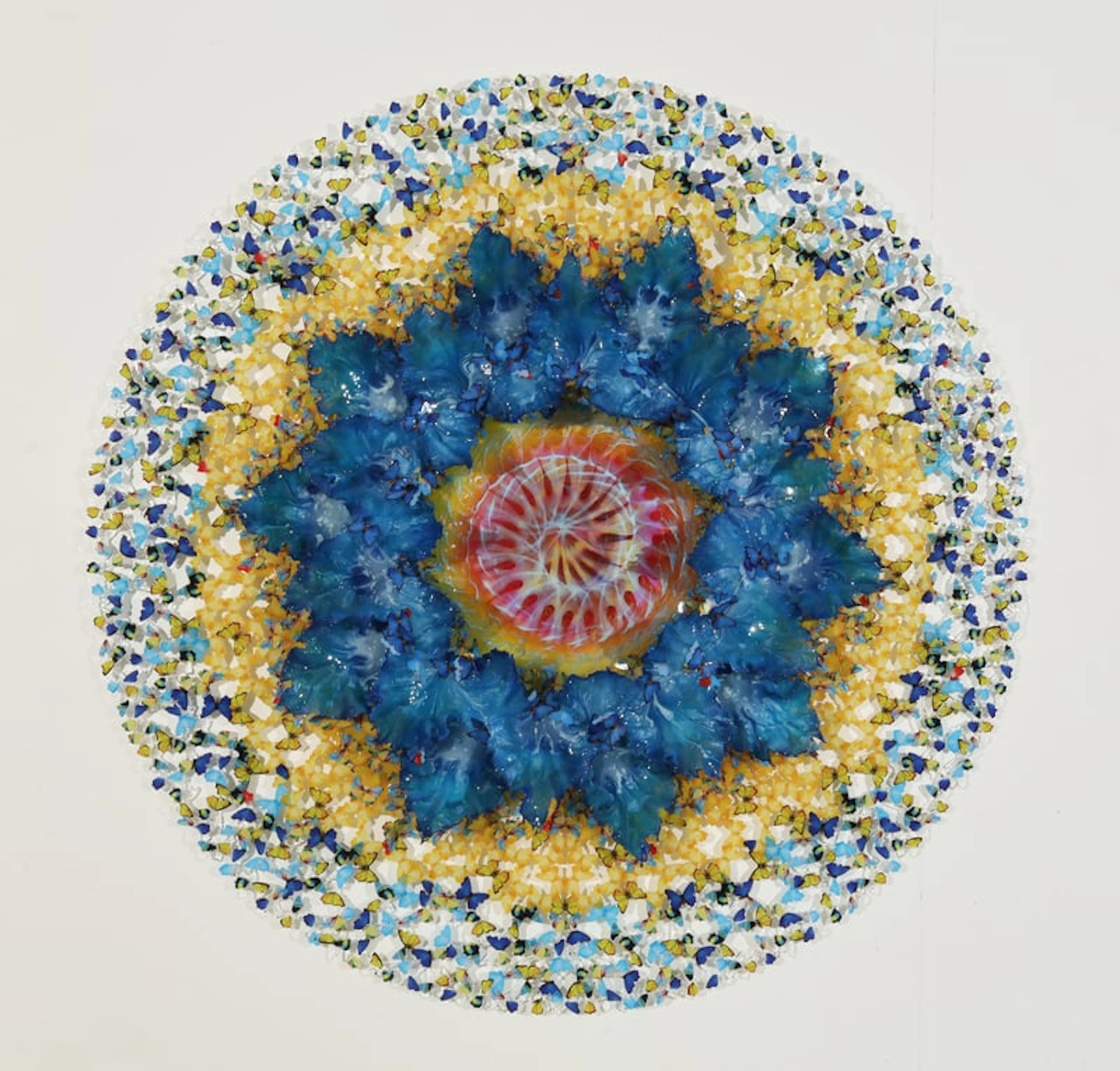 Annalu - Contemporary Sculptor - Dreamcatcher lotus light on