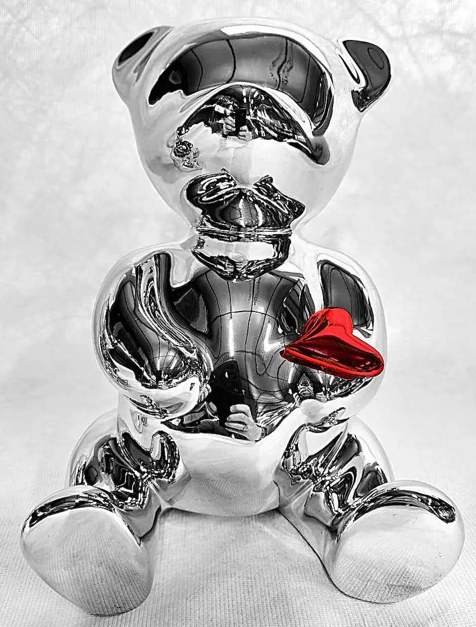 CÉVÉ - Contemporary Animal Sculpture - Chubby Corazon Red