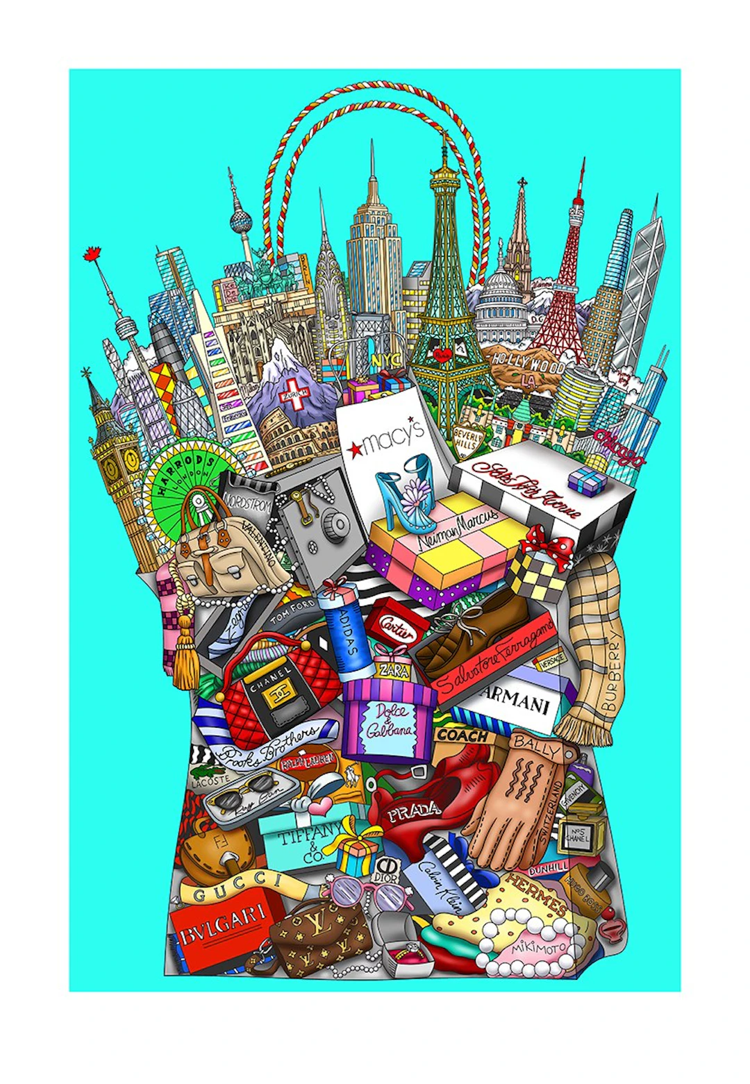 Charles Fazzino – Master of 3D Pop Art: Colorful and Playful Urban