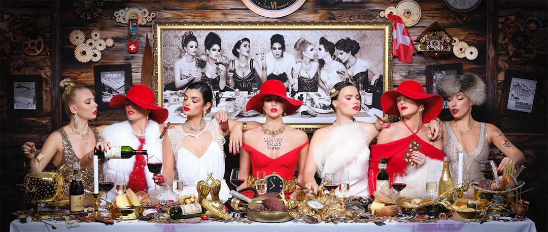 Philippe Shangti - Contemporary Photographer - Luxury Swiss Dinner, 2024