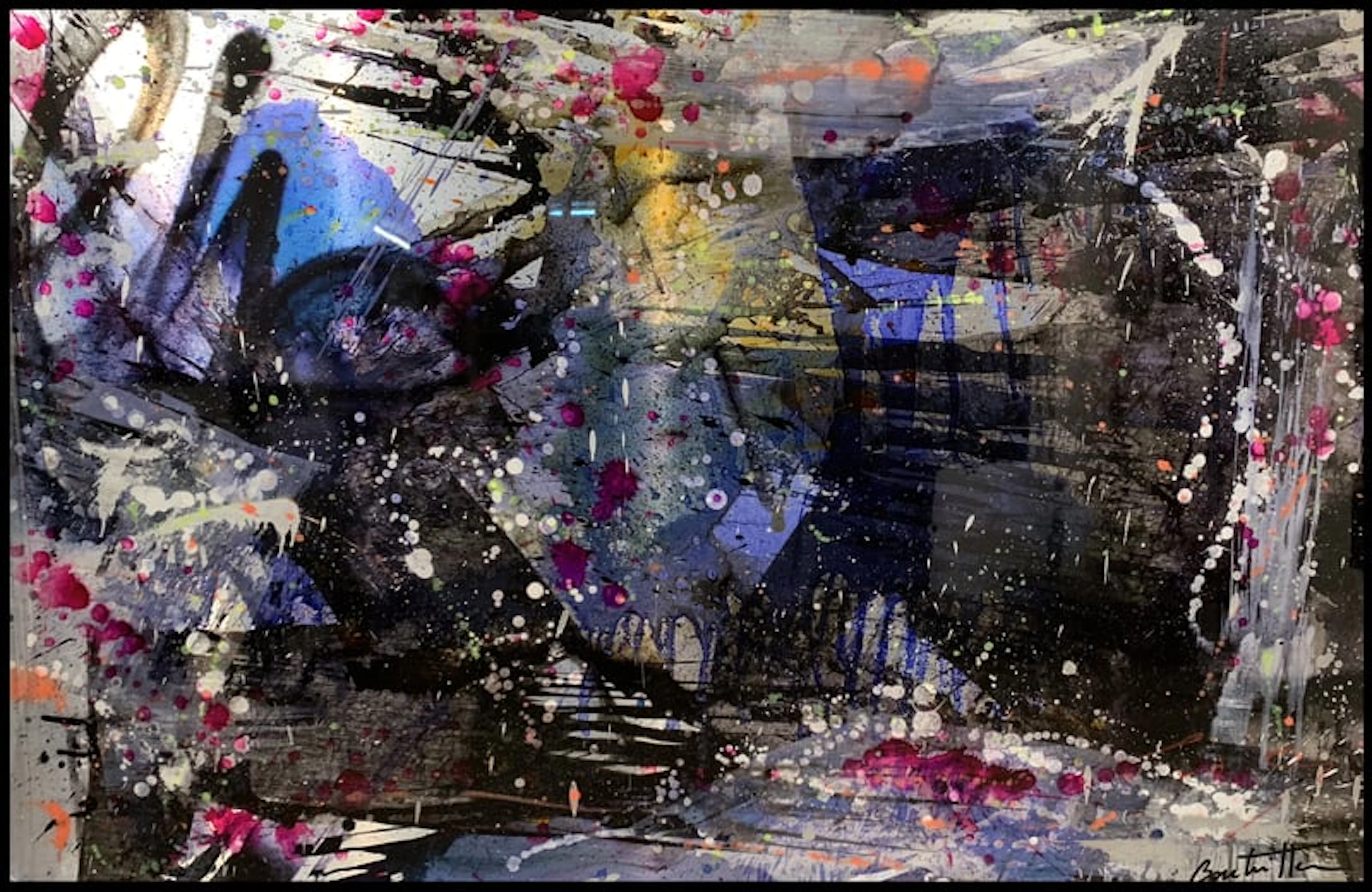 Cédric Bouteiller - Street Artist - Abstract sombre