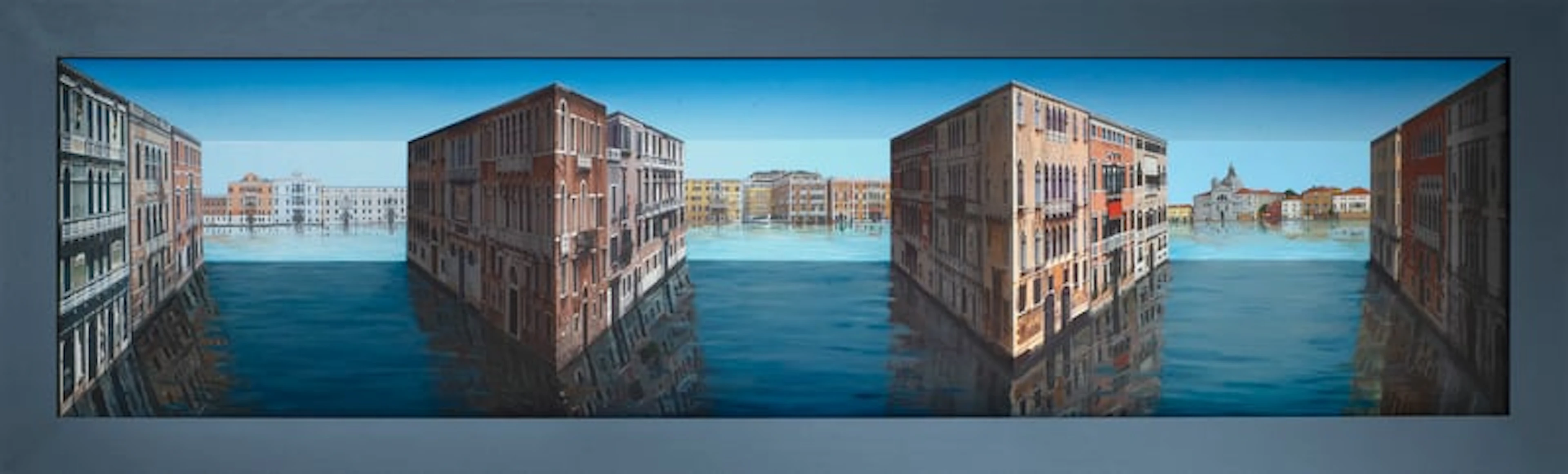 Patrick Hughes - Optical Artist - Round Venice, 2022