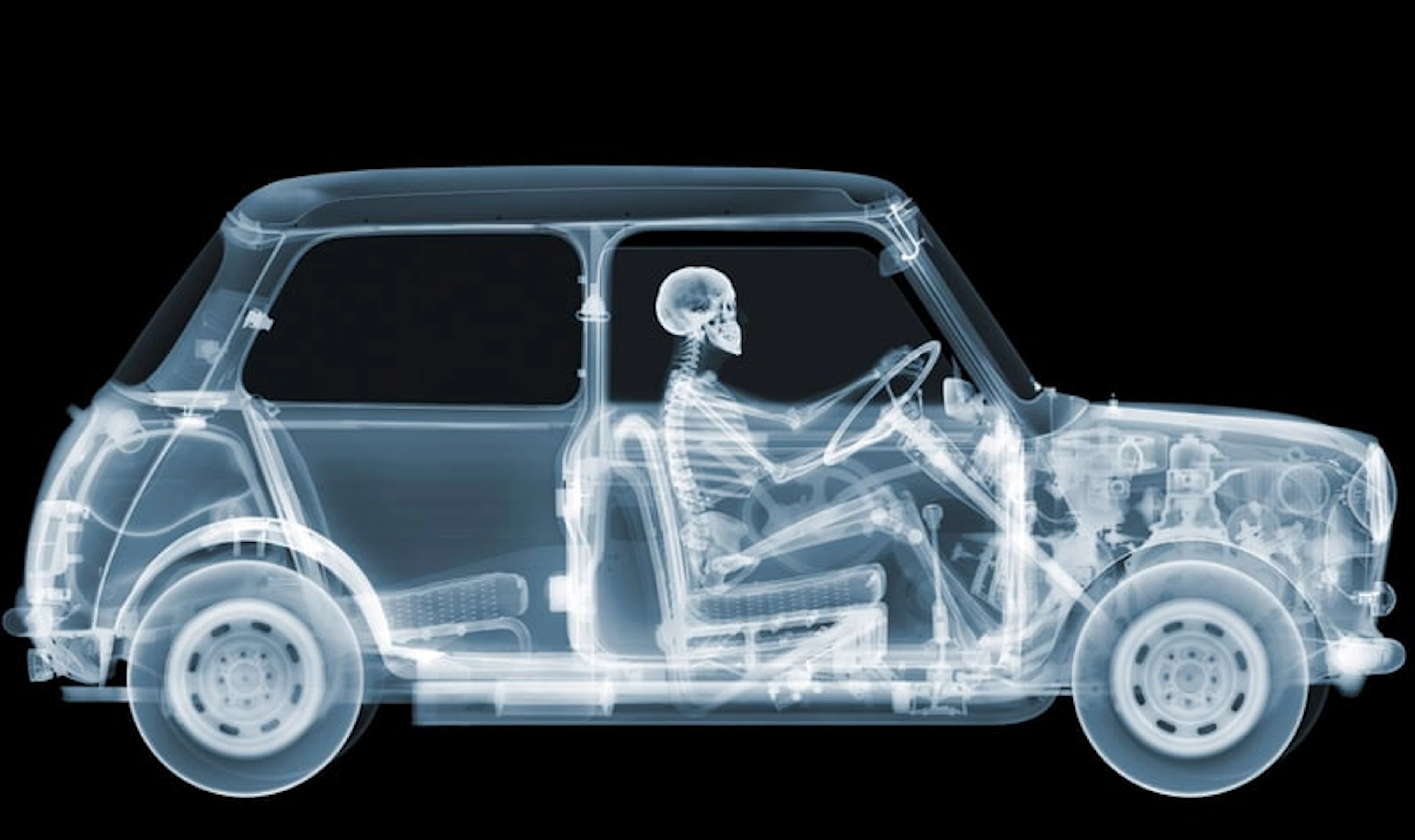 Nick Veasey - Contemporary Photographer - 1970 Mini Driver, 2012 (S)