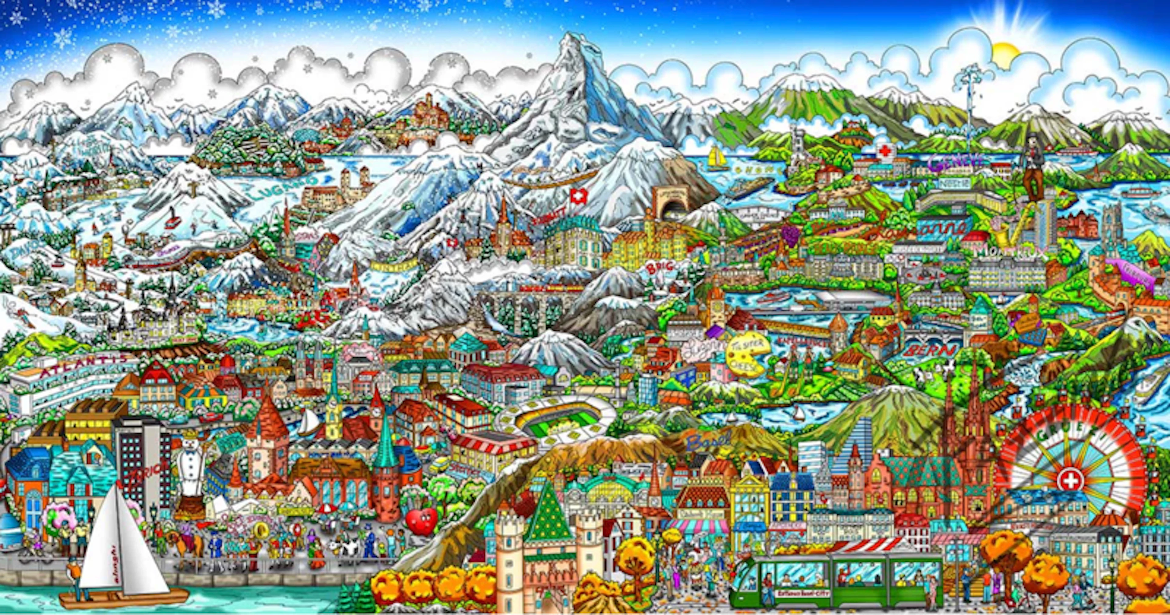 Charles Fazzino – Master of 3D Pop Art: Colorful and Playful Urban