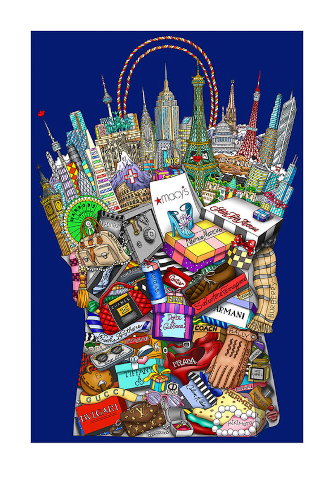 Charles Fazzino – Master of 3D Pop Art: Colorful and Playful Urban