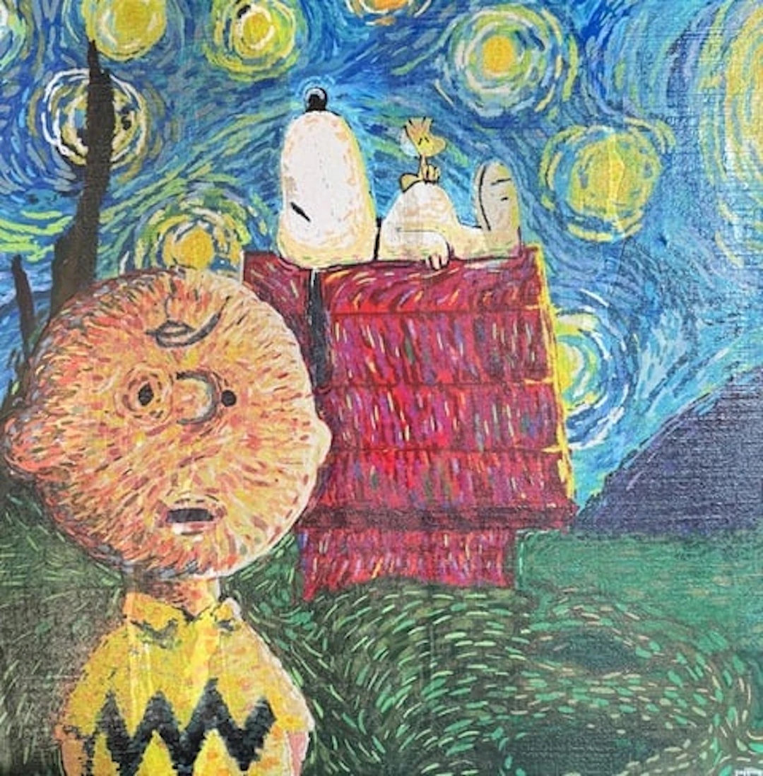 Peppone - Post-Pop Art Artist - ICONIC PAINTERS - Van Gogh
