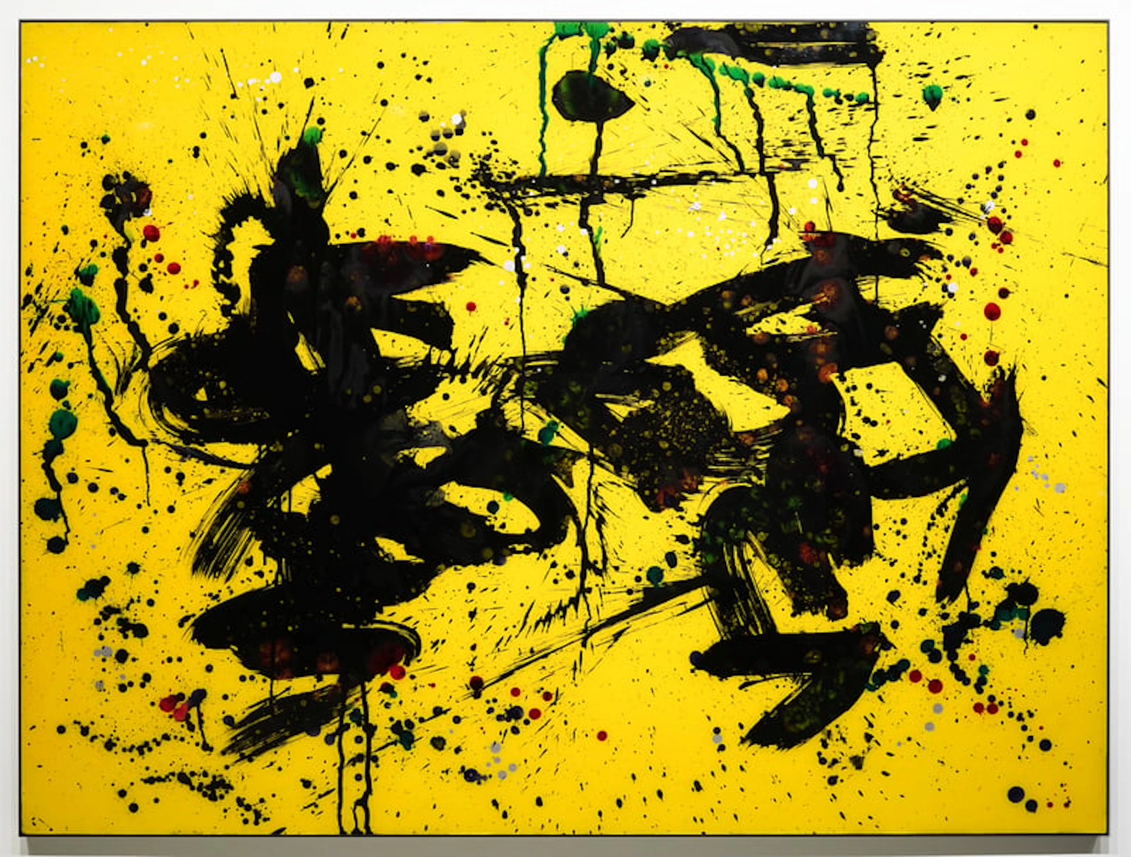 Cédric Bouteiller - Street Artist - Calligraphie jaune