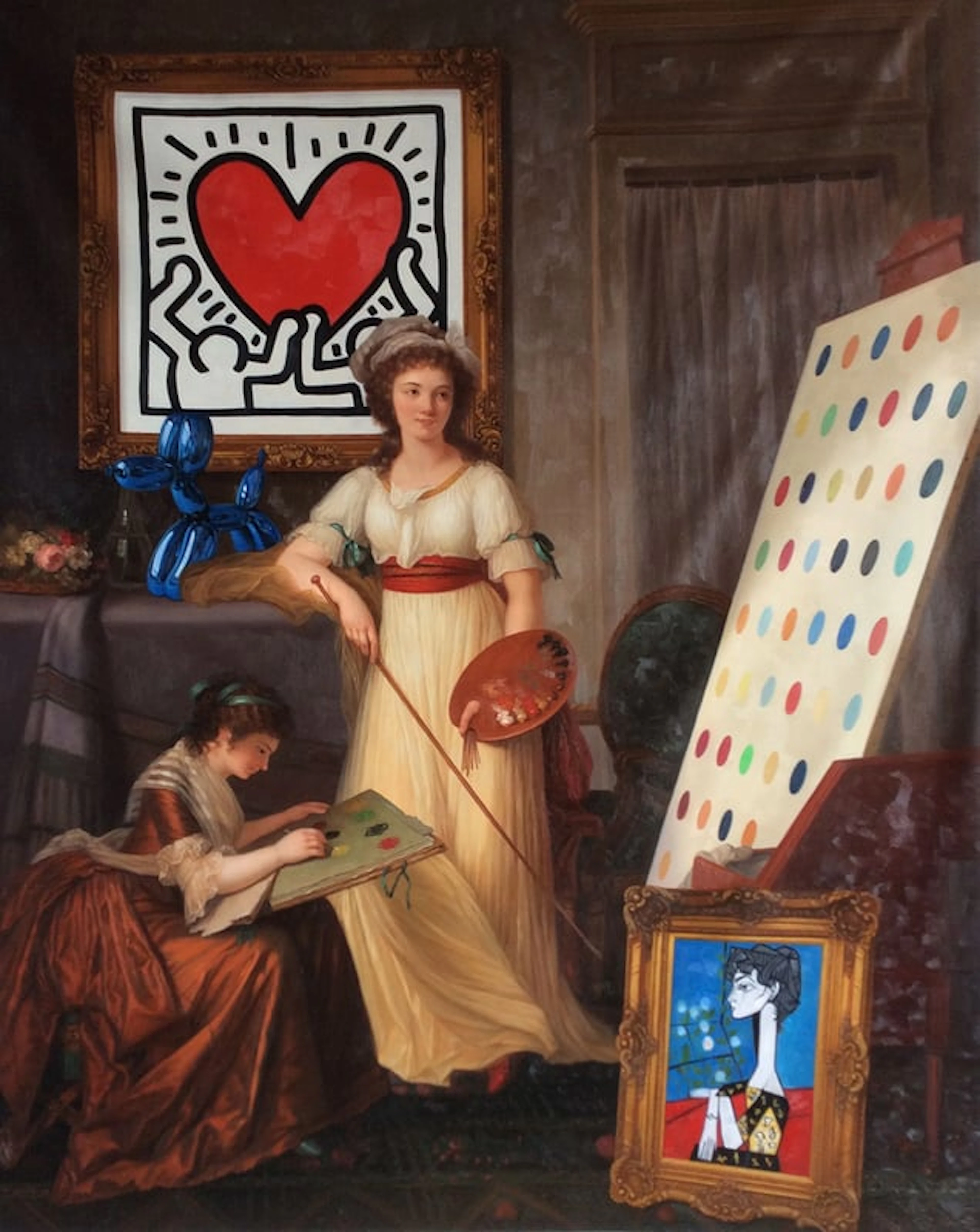 Leo Manelli - Street Artist - The Art Lesson (Heart)