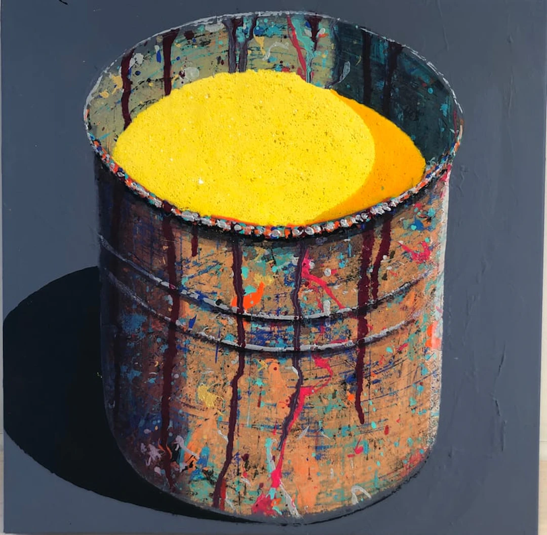 Stéphane Braud - Contemporary Artist - Pot - Jaune