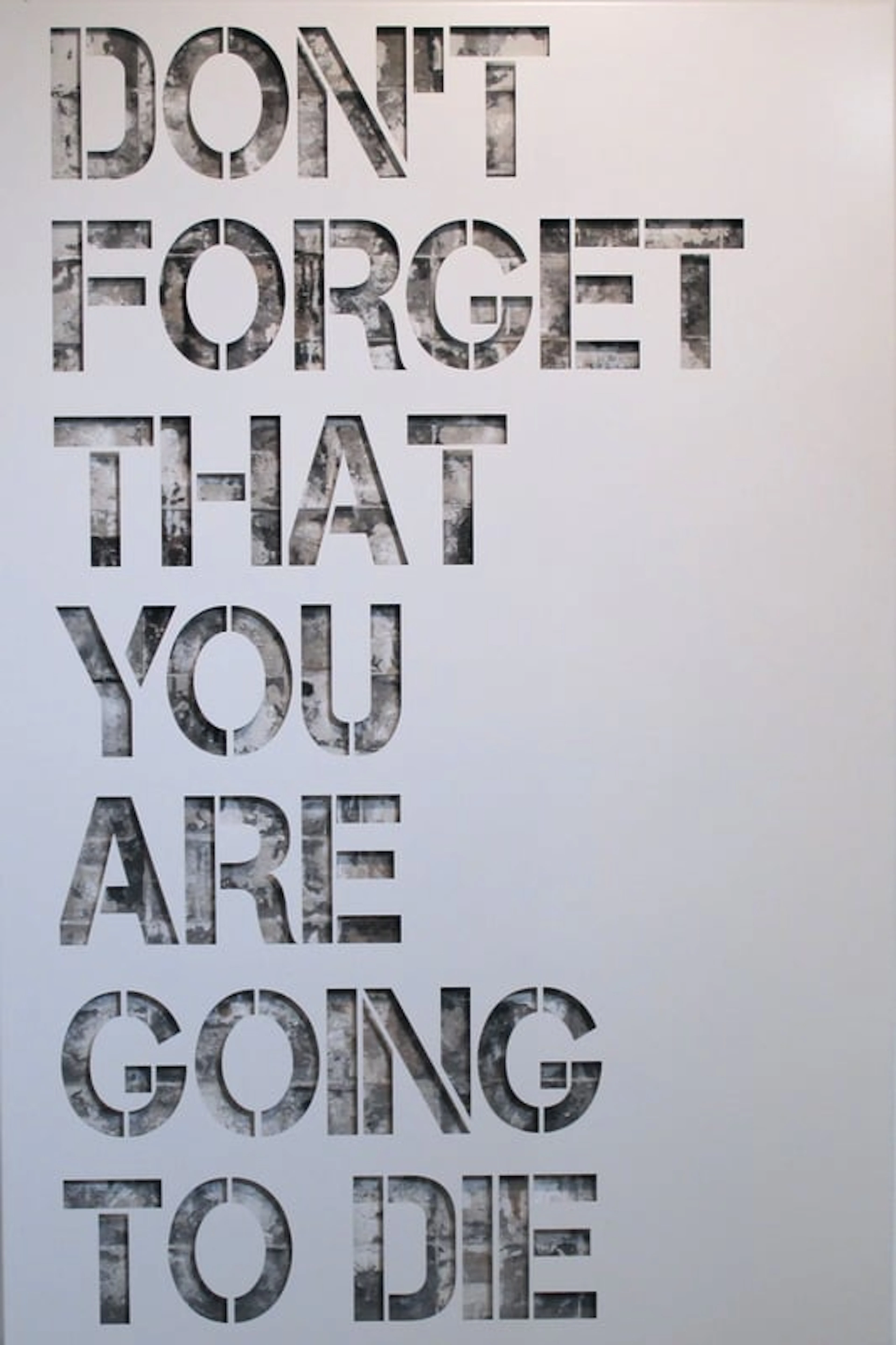 Joseph - Contemporary Artist - Don't forget that you are going to