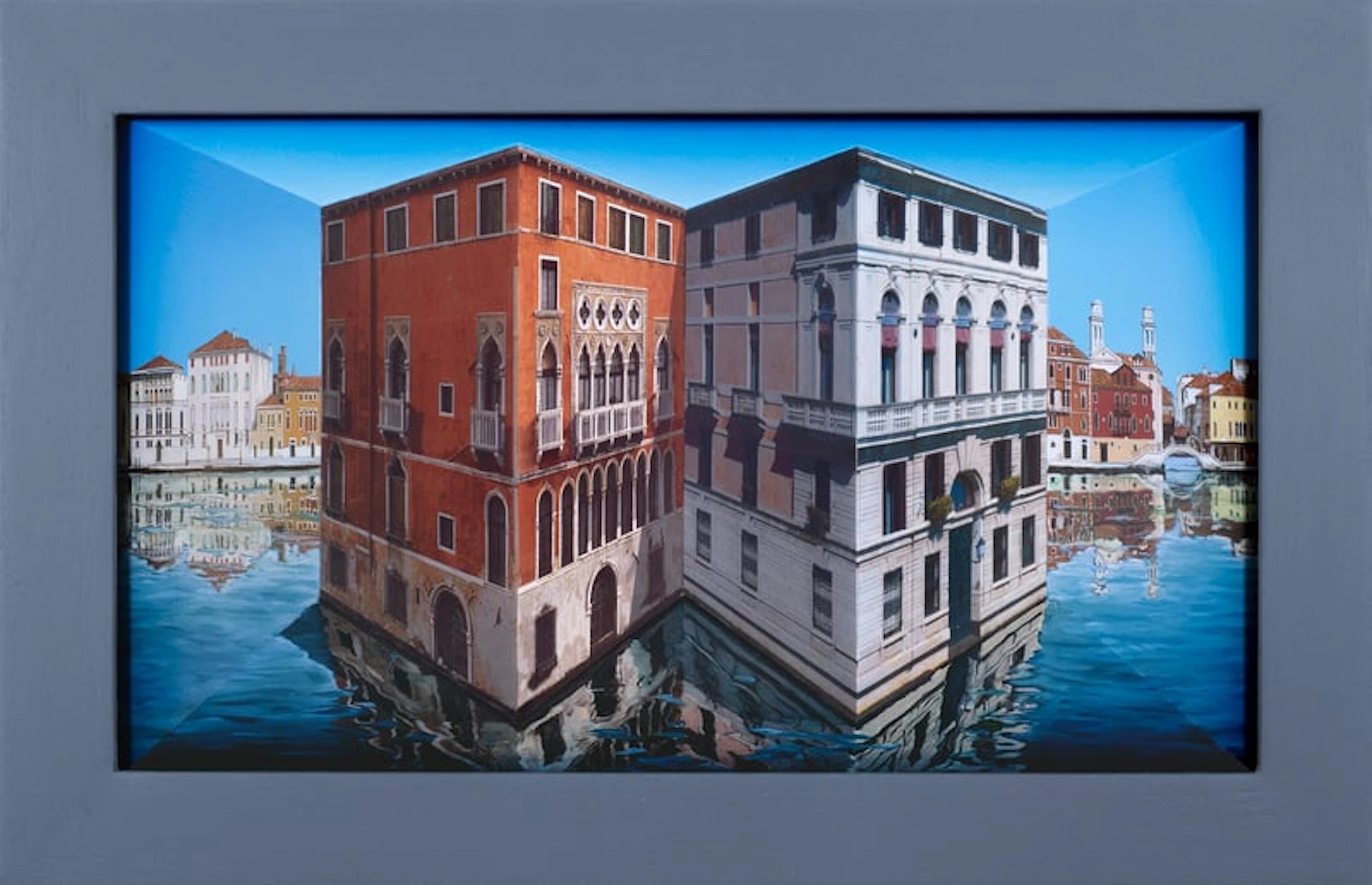 Patrick Hughes - Optical Artist - Patrick’s Palazzi, 2022