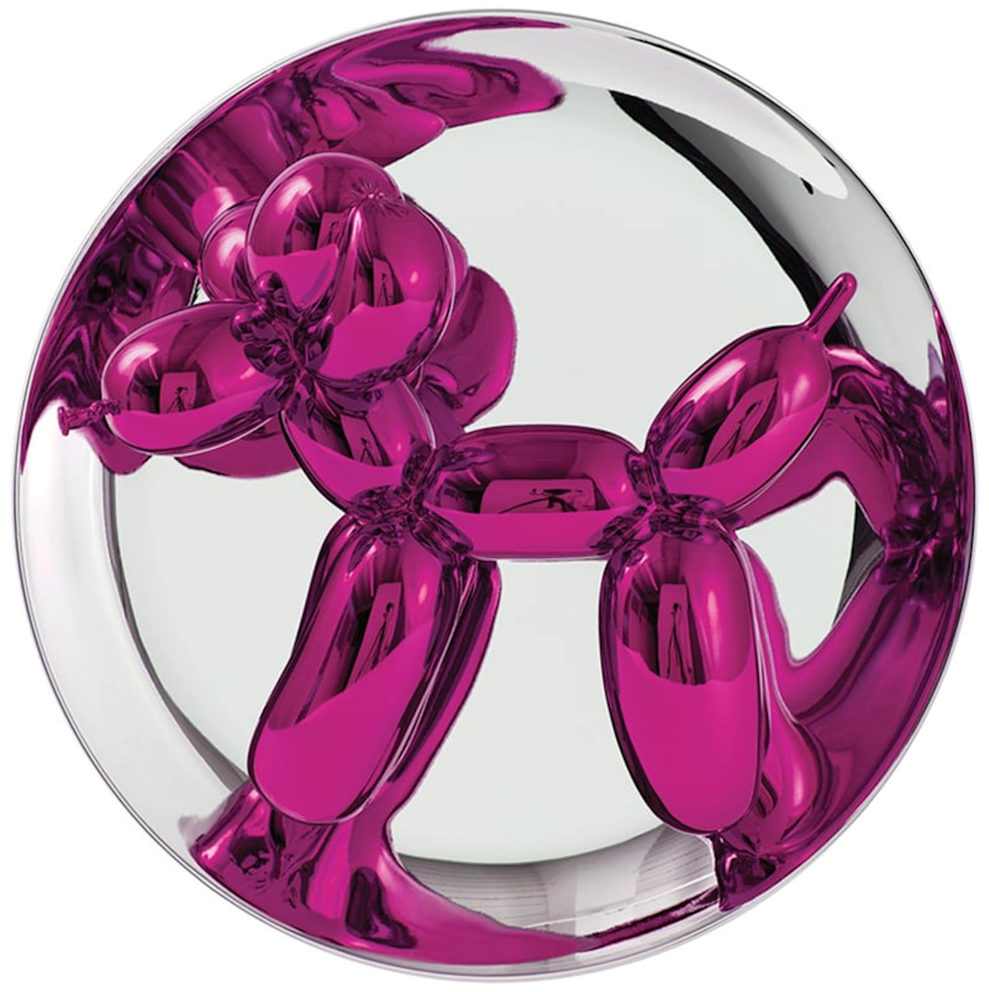 Jeff Koons - Contemporary Sculptor - Balloon Dog Magenta